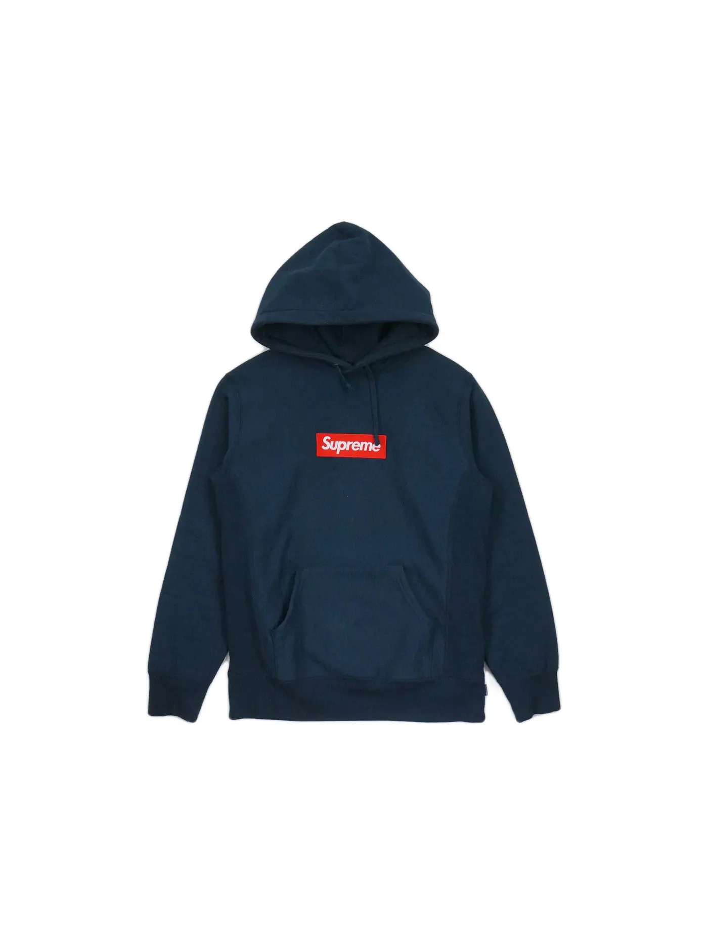 Мужской худи Supreme Box Logo — изображение 1 из 1, темно-синий