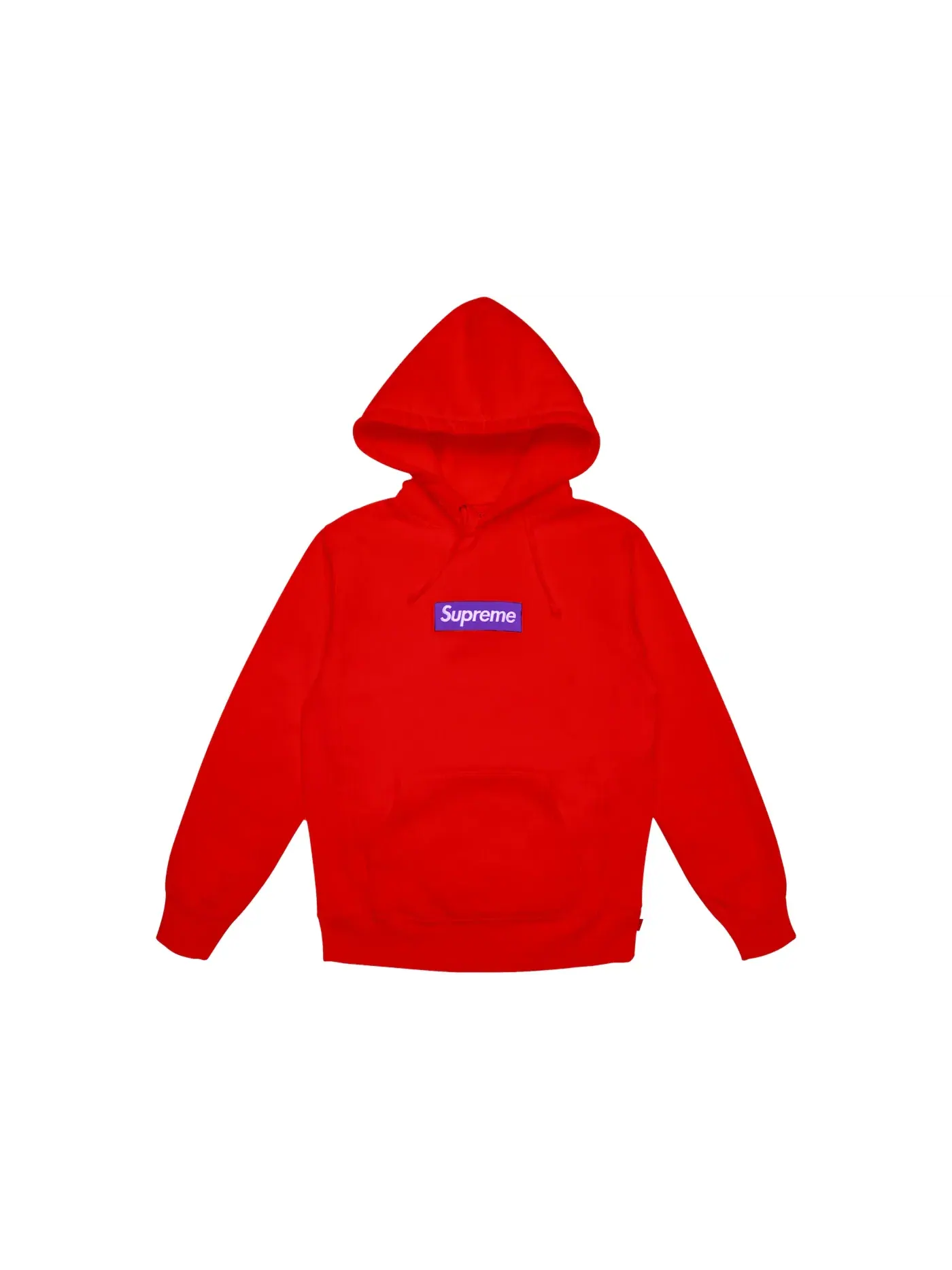 Мужская худи с принтом Supreme Box Logo Model: Sweatshirt (FW17) — изображение 1 из 1, красный