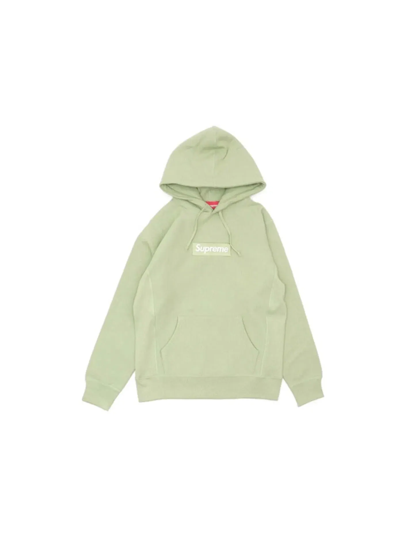 Мужской худи Supreme Box Logo — изображение 1 из 1, шалфейный