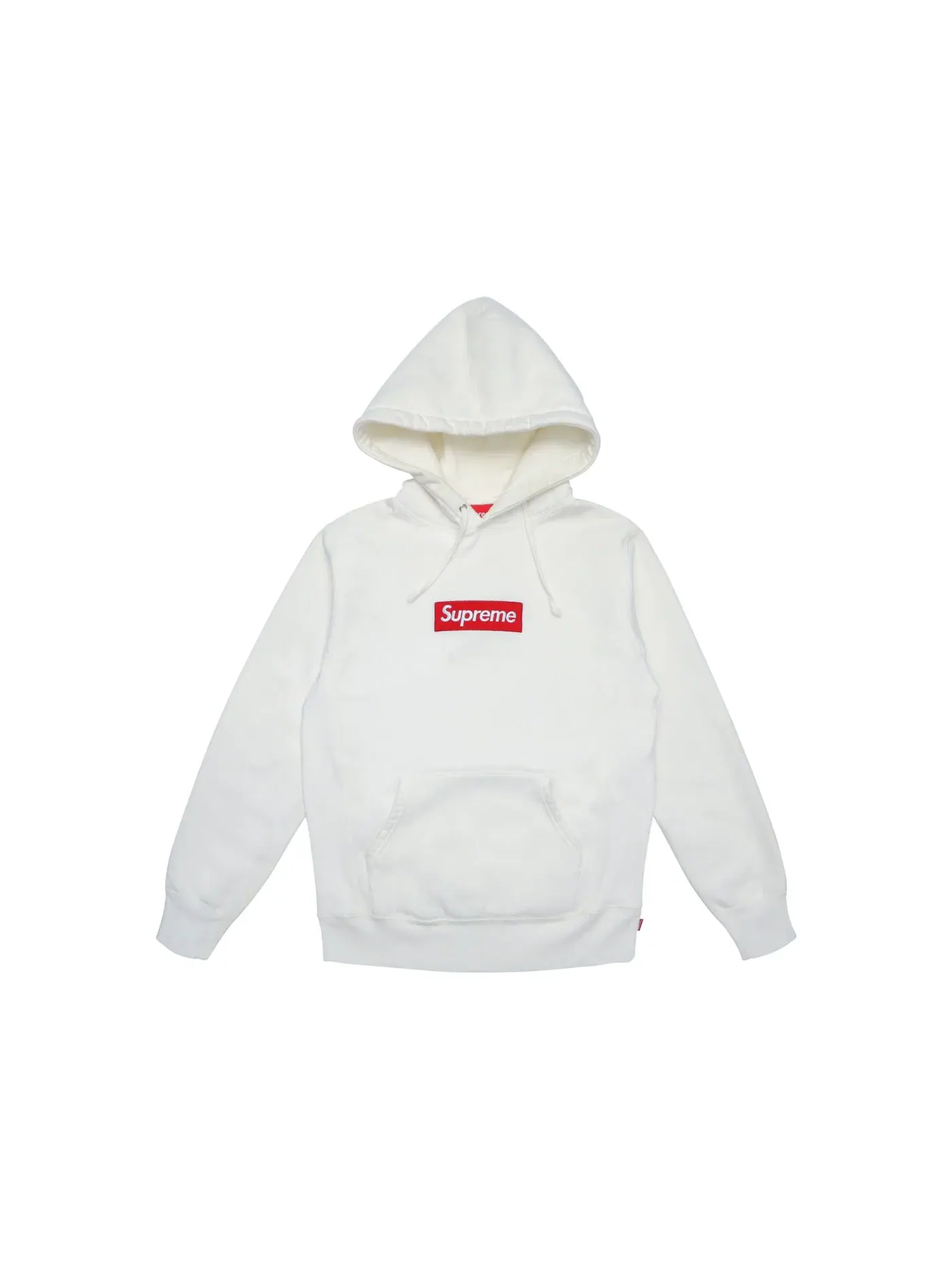 Мужская худи Supreme Box Logo Hooded Sweatshirt — изображение 1 из 1, белый