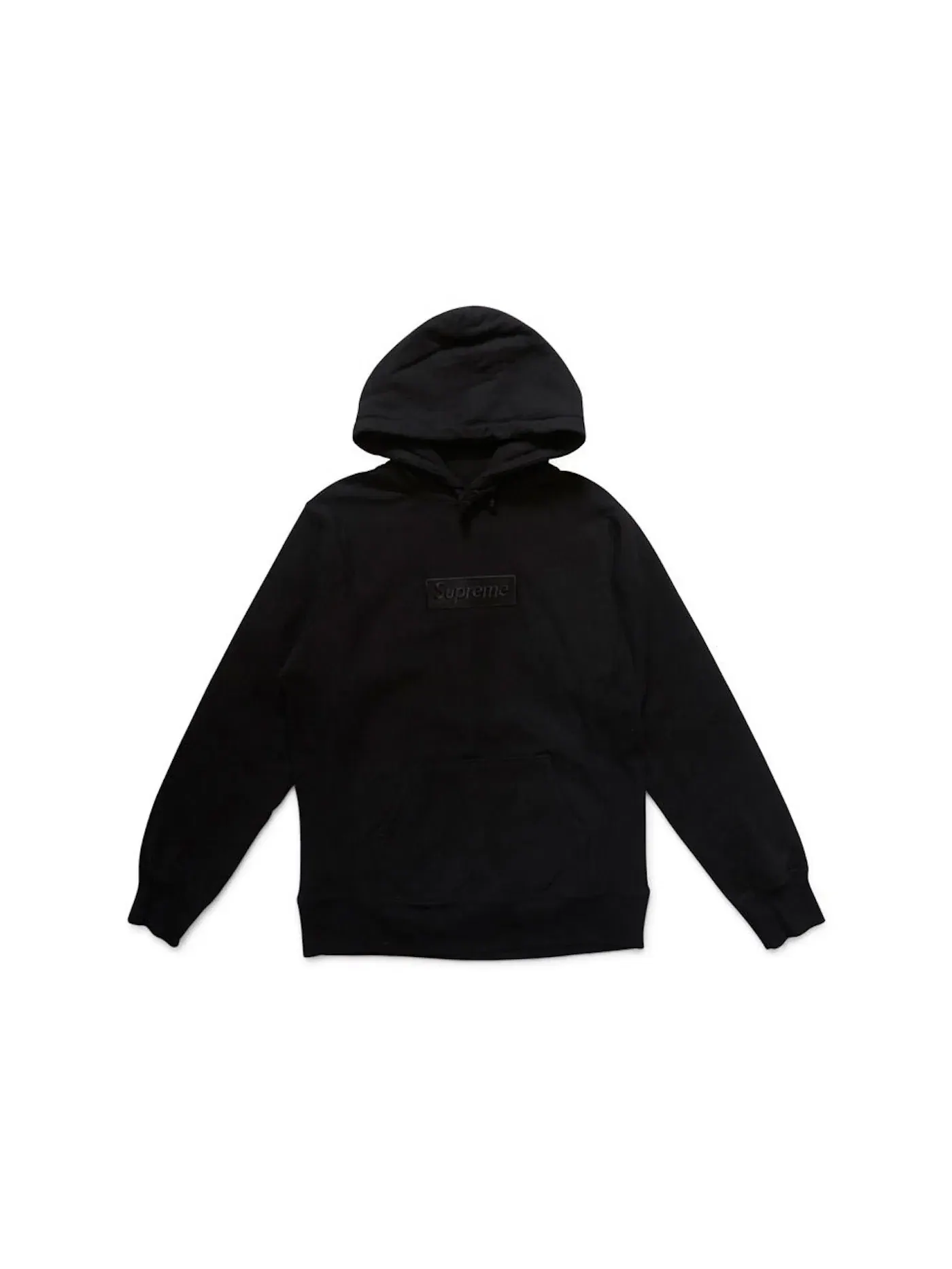 Мужской пуловер с капюшоном Box Logo Supreme — изображение 1 из 1, черный