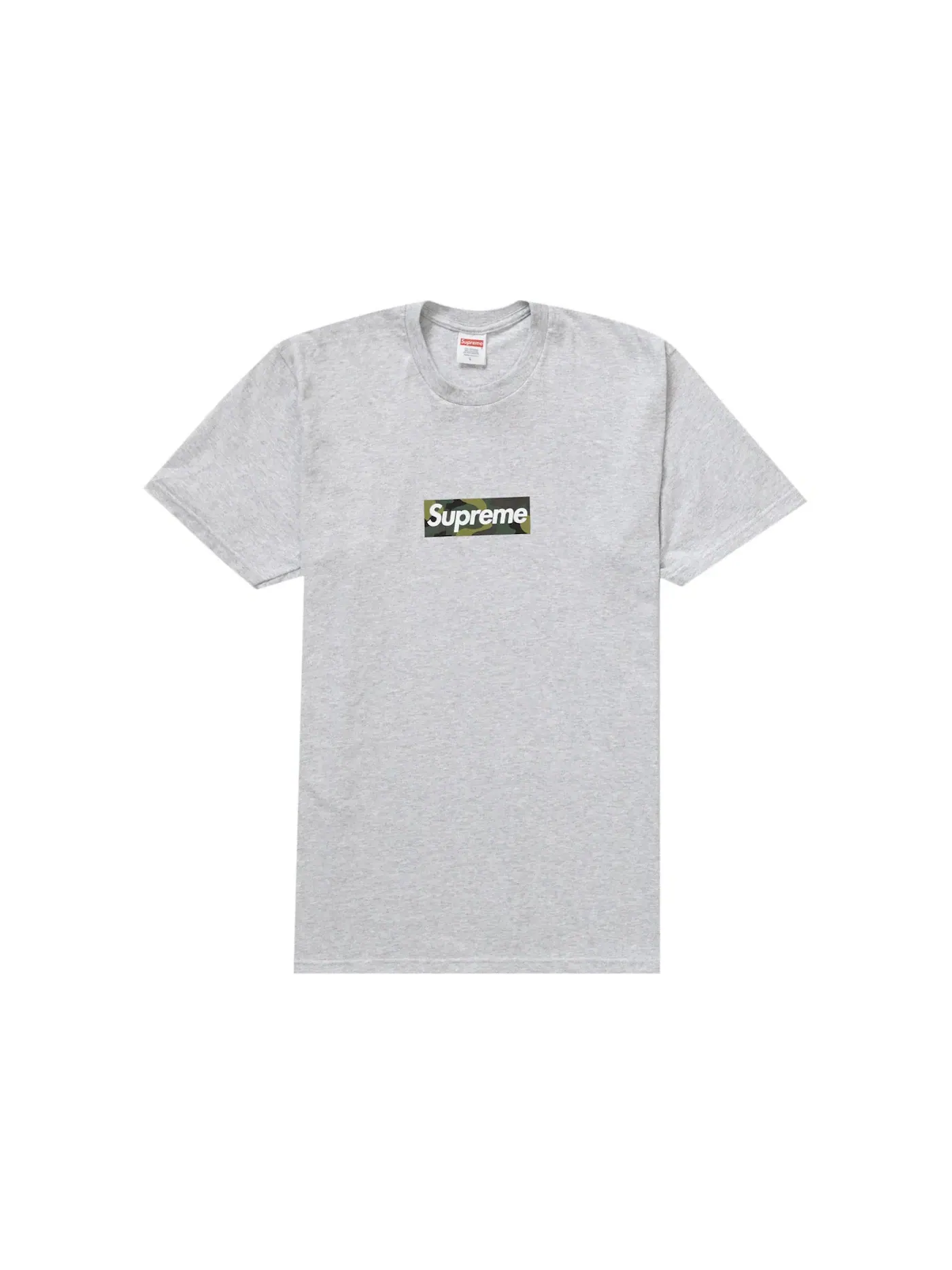 Мужская футболка с принтом Tee (FW23) Supreme — изображение 1 из 1, серый