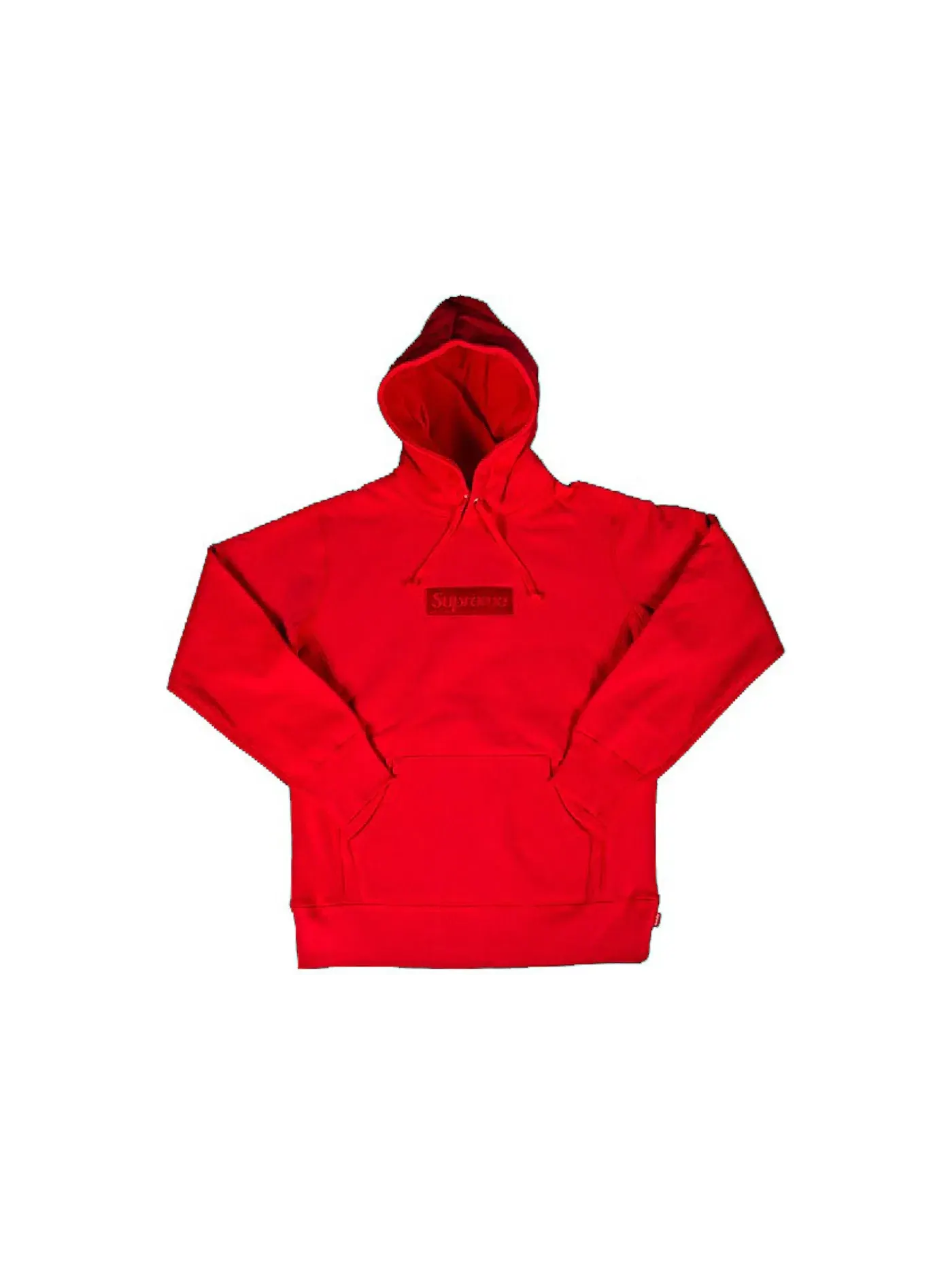 Мужской пуловер-худи с принтом Supreme Hoodie — изображение 1 из 1, красный