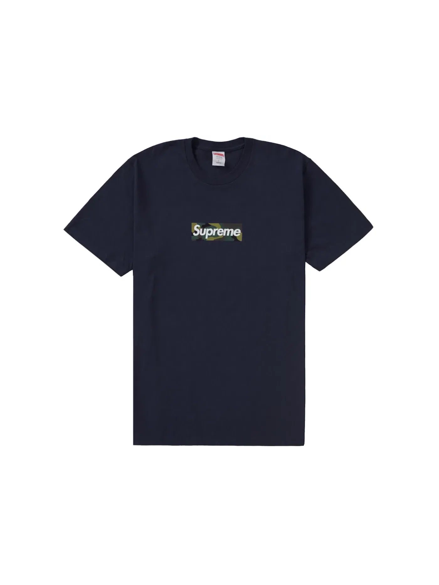 Мужская футболка с принтом Supreme Tee (FW23) — изображение 1 из 1, темно-синий