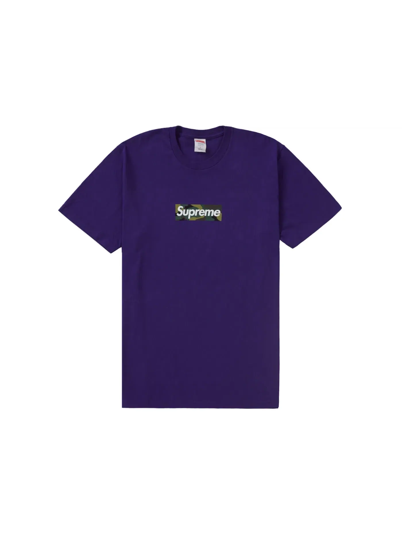 Мужская футболка с принтом Supreme Tee (FW23) — изображение 1 из 1, фиолетовый