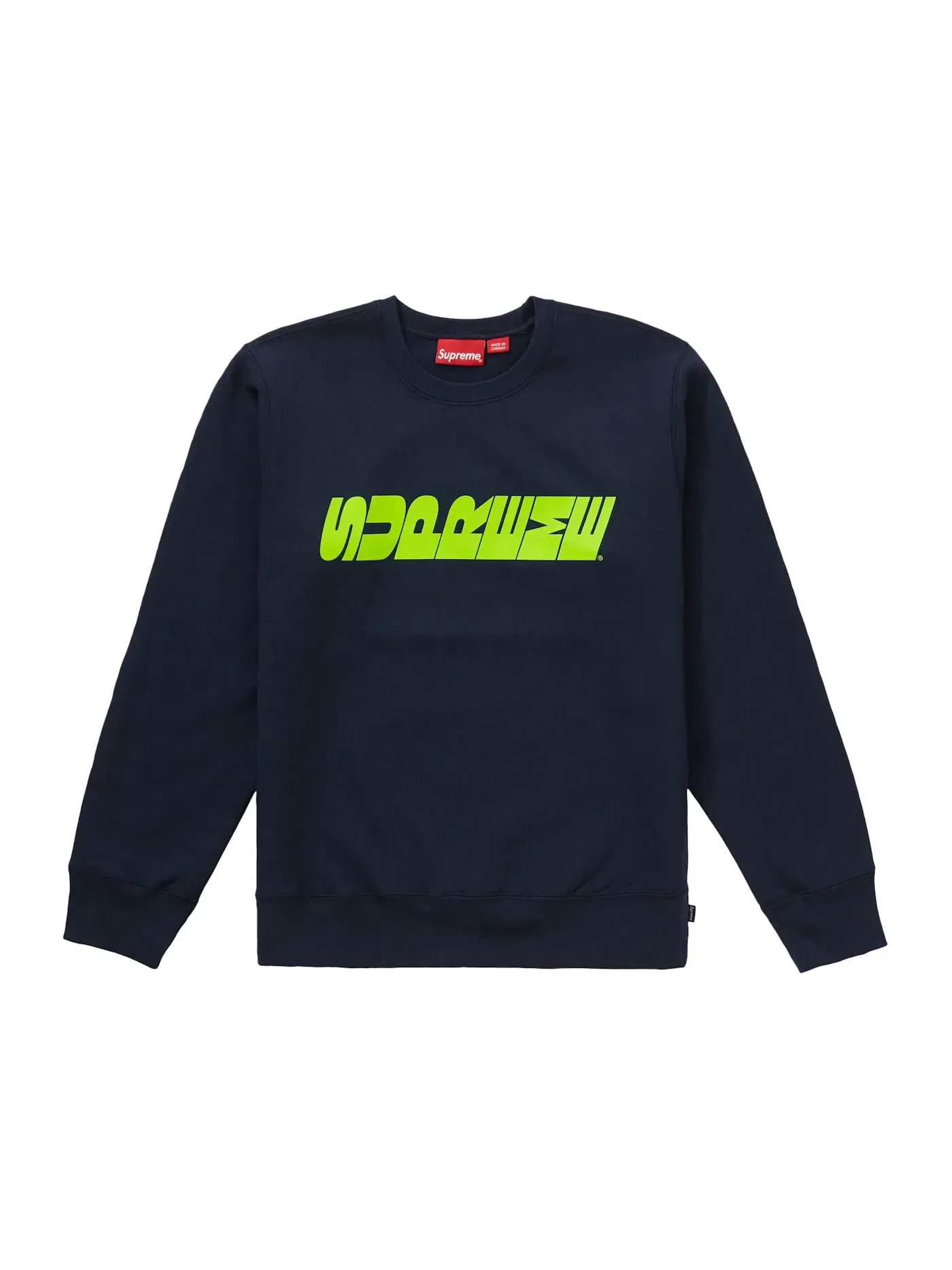Мужской свитшот с круглым вырезом Supreme Crewneck — изображение 1 из 1, темно-синий