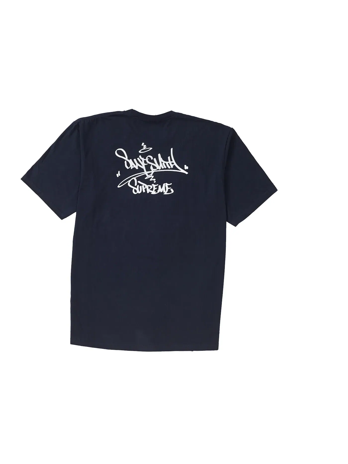 Мужская футболка с принтом Supreme Tee — изображение 2 из 2, темно-синий