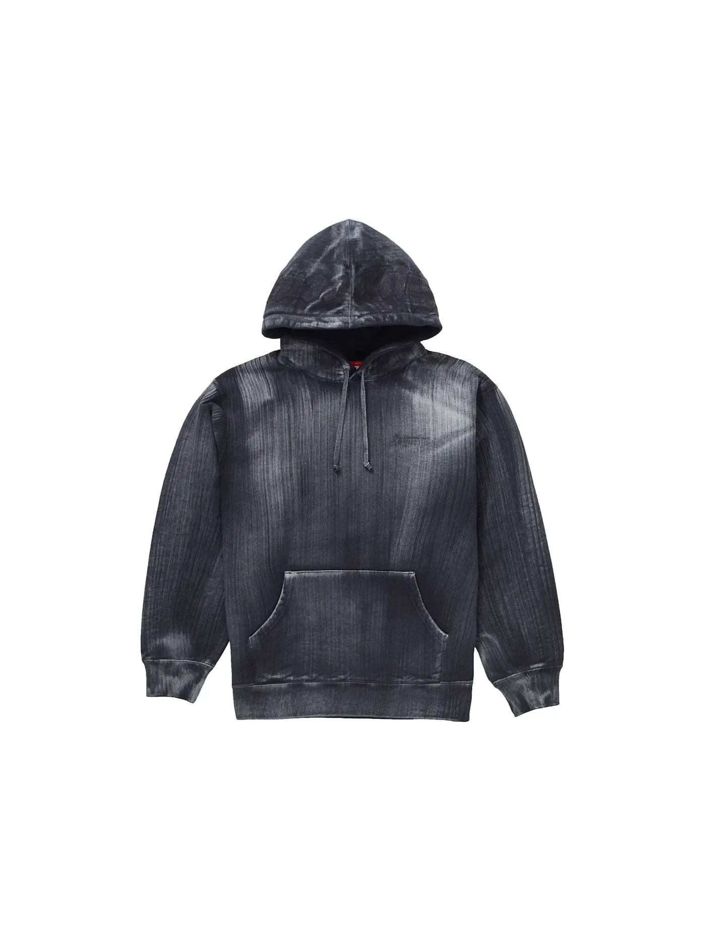 Мужской худи с принтом Supreme Hooded Sweatshirt — изображение 1 из 2, черный