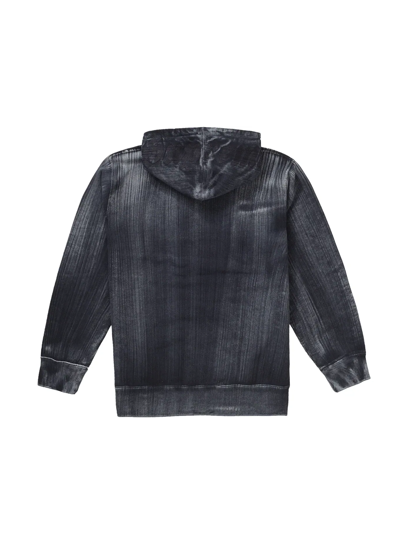 Мужской худи с принтом Supreme Hooded Sweatshirt — изображение 2 из 2, черный