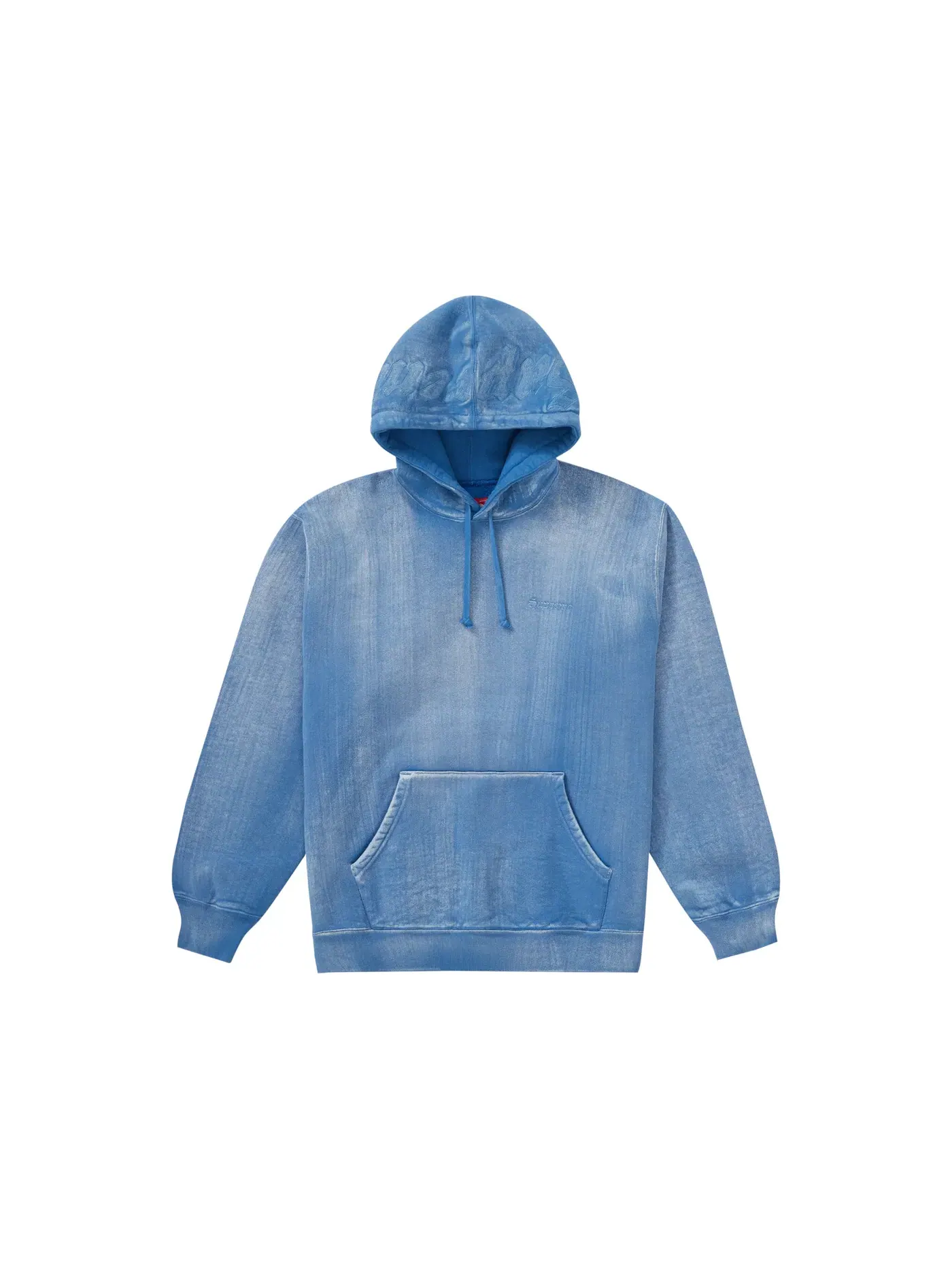 Мужское худи с принтом Supreme Hooded Sweatshirt, Pale Royal — изображение 1 из 2