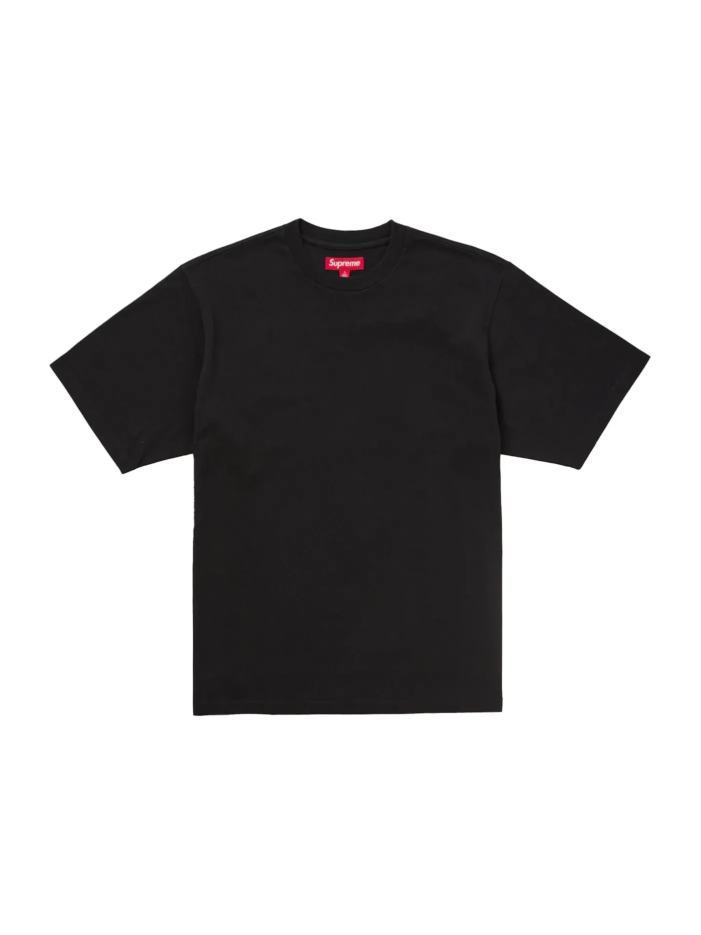 Мужская футболка с принтом Supreme — изображение 2 из 2, черный
