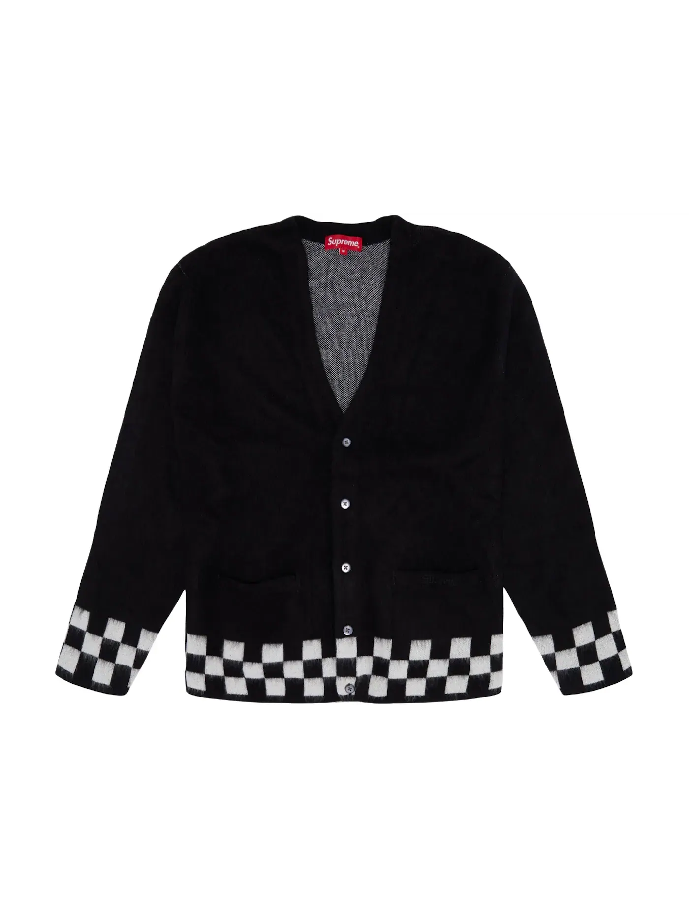 Мужской кардиган с принтом Supreme Cardigan — изображение 1 из 2, черный