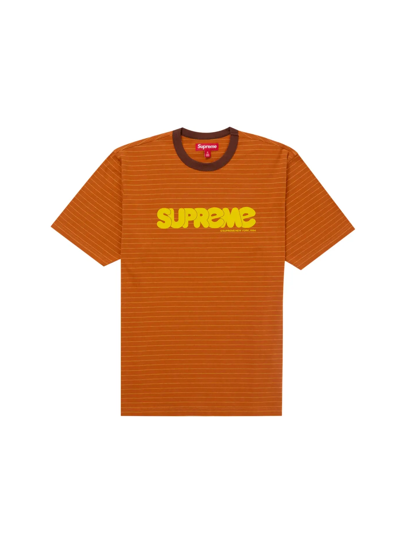 Мужская футболка Supreme Bubble S/S Top — изображение 1 из 1, оранжевый