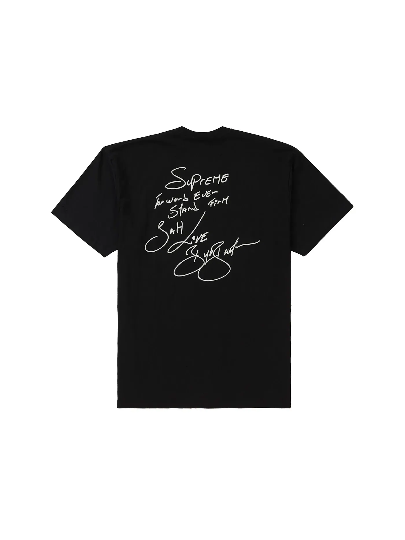Мужская футболка с принтом Supreme Tee — изображение 2 из 2, черный