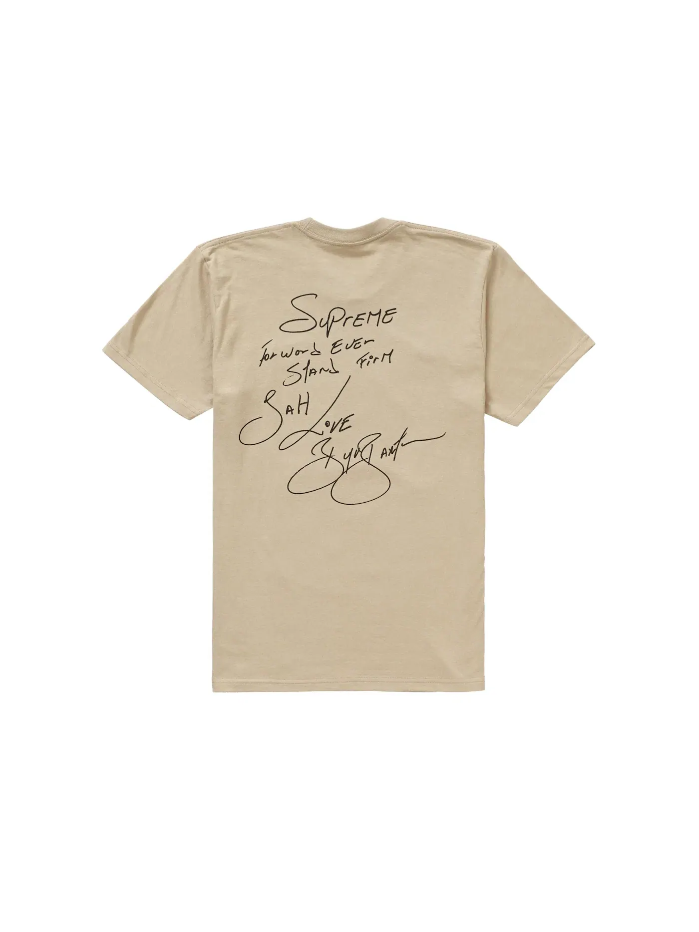 Мужская футболка с принтом Supreme Tee — изображение 2 из 2, глина