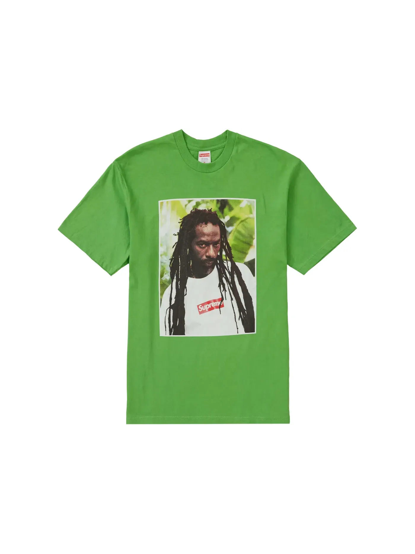 Мужская футболка с принтом Supreme Tee — изображение 1 из 2, зеленый