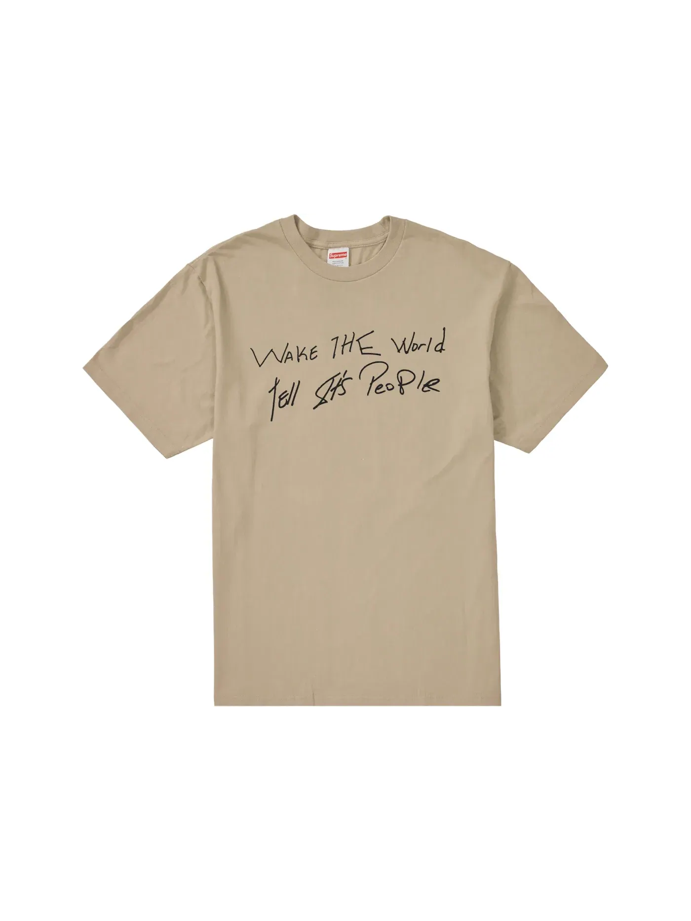 Мужская футболка с принтом Supreme Buju Banton Tee — изображение 1 из 2, глина