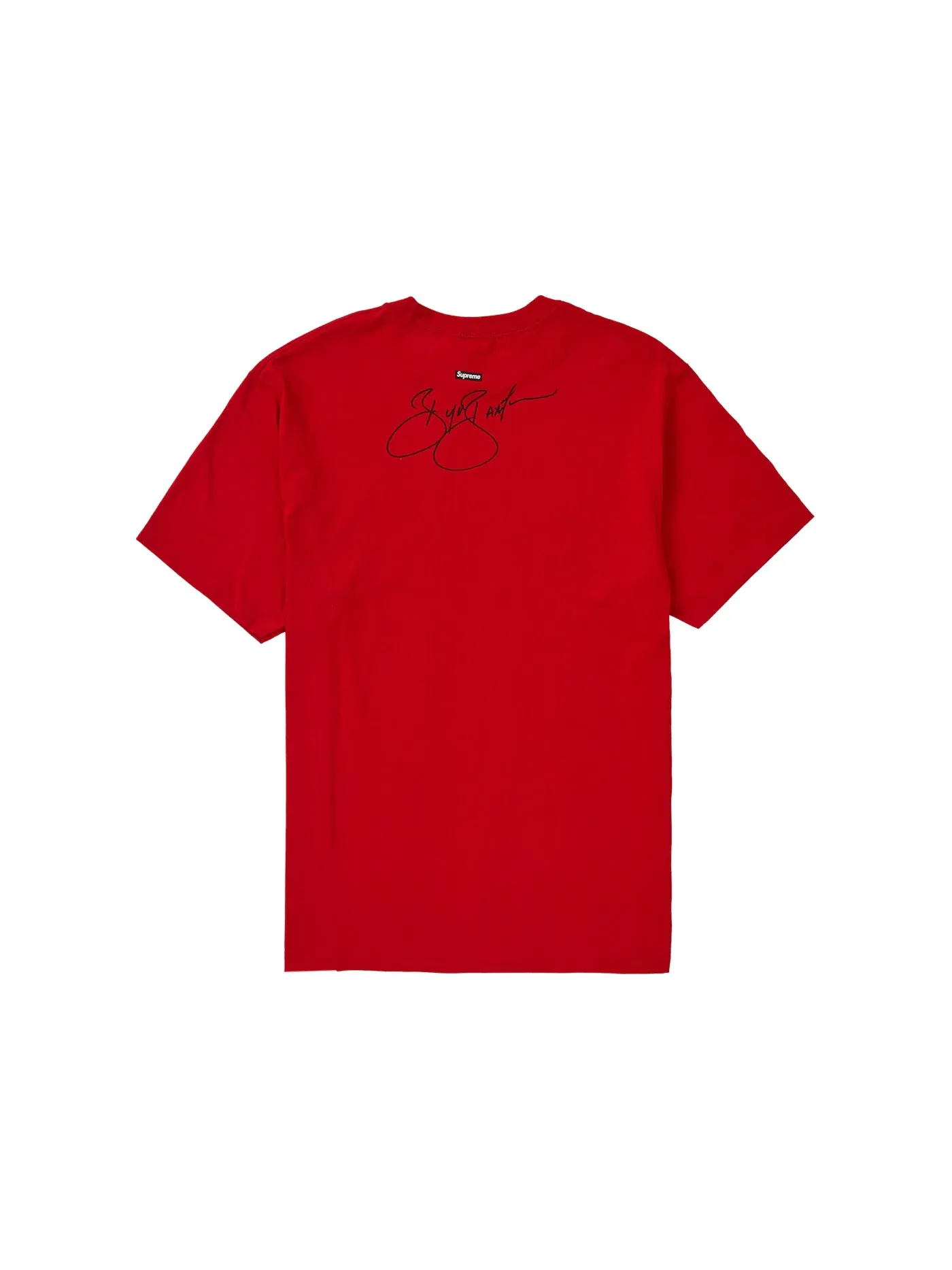 Мужская футболка с принтом Supreme Buju Banton Wake The World Tee — изображение 2 из 2, красный