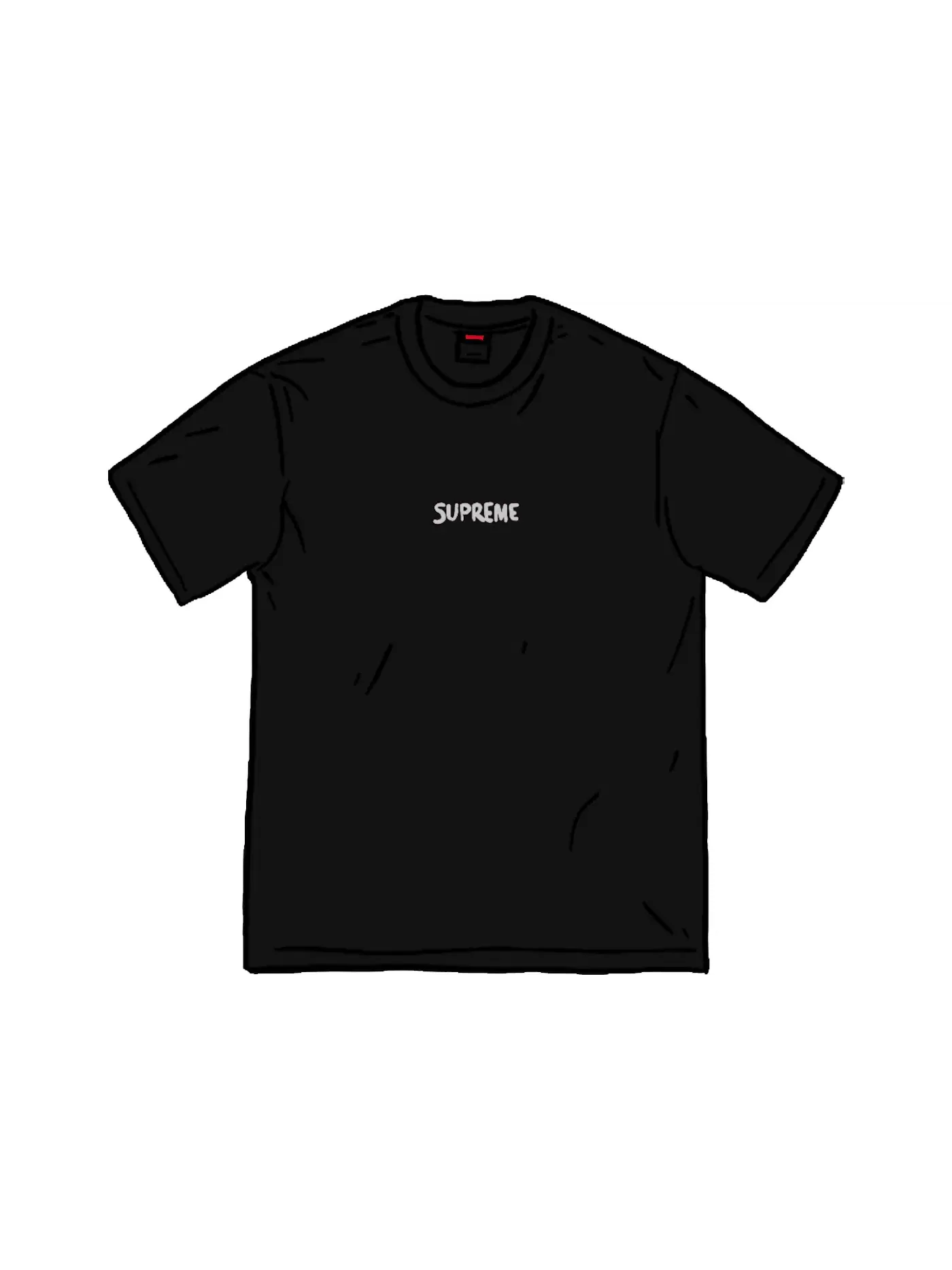 Мужская футболка Supreme Bullion Logo S/S Top — изображение 1 из 1, черный