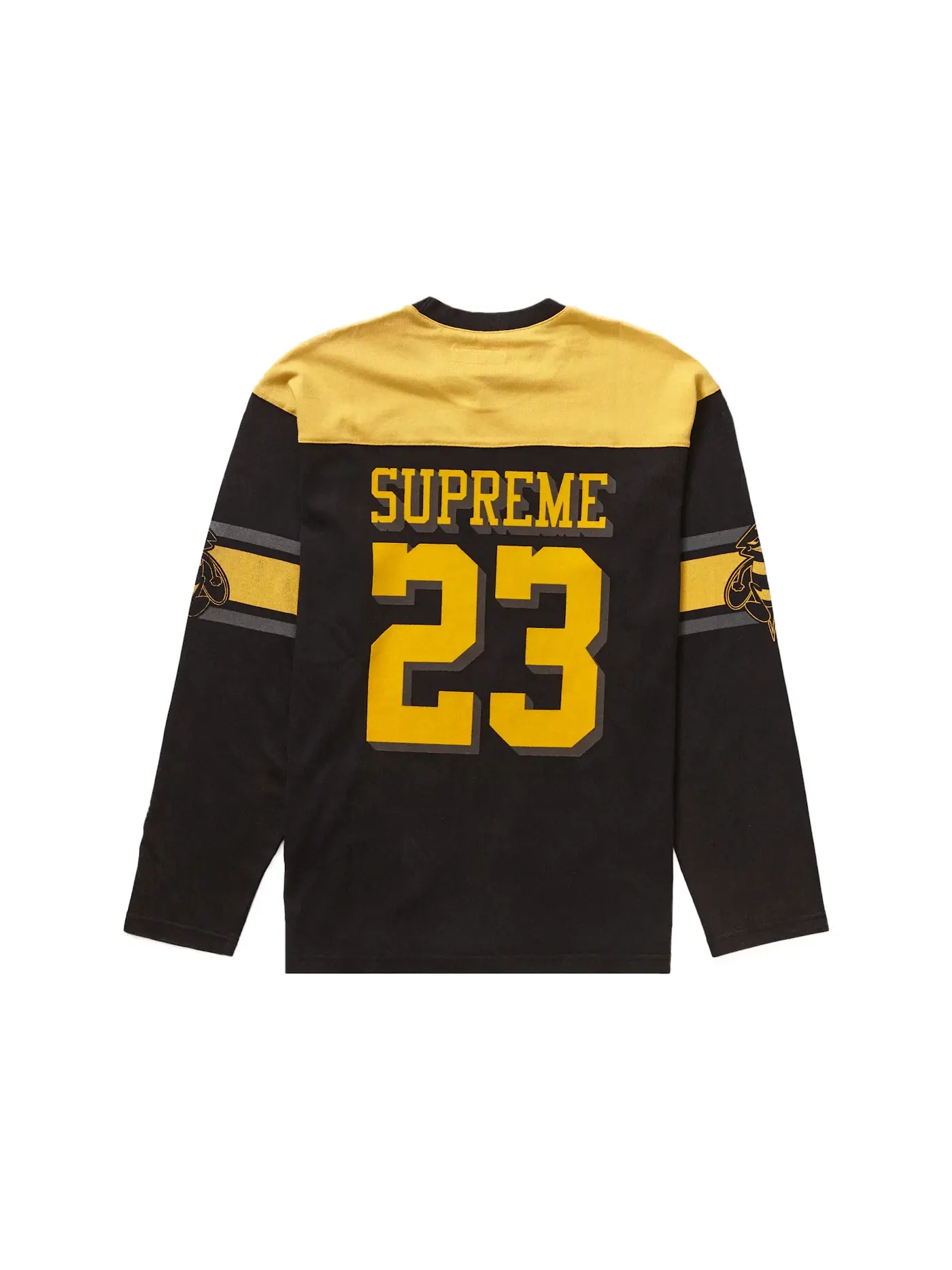 Мужская футбольная футболка с длинным рукавом Supreme Bumblebee L/S Football Top — изображение 1 из 2, черный