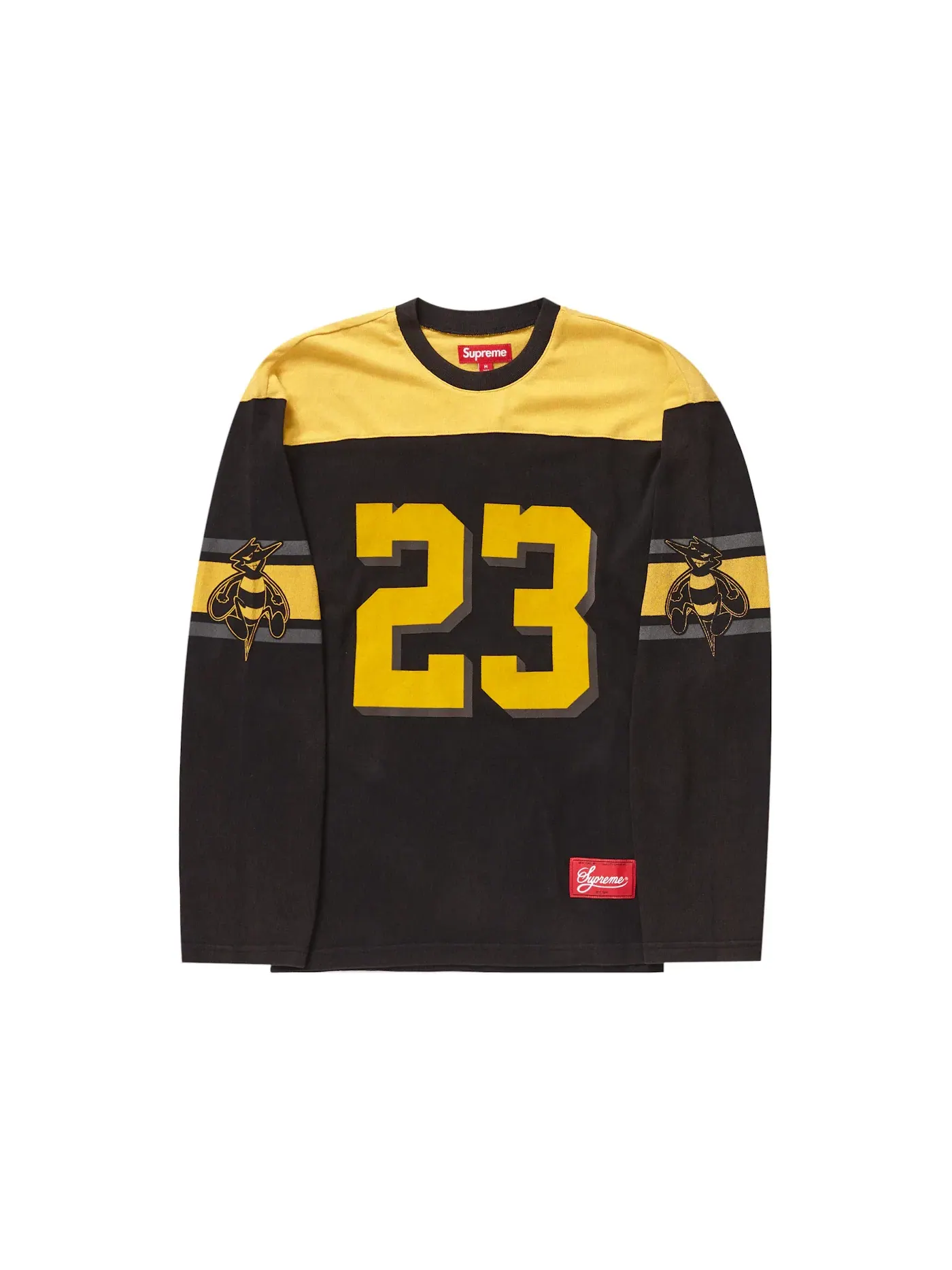 Мужская футбольная футболка с длинным рукавом Supreme Bumblebee L/S Football Top — изображение 2 из 2, черный