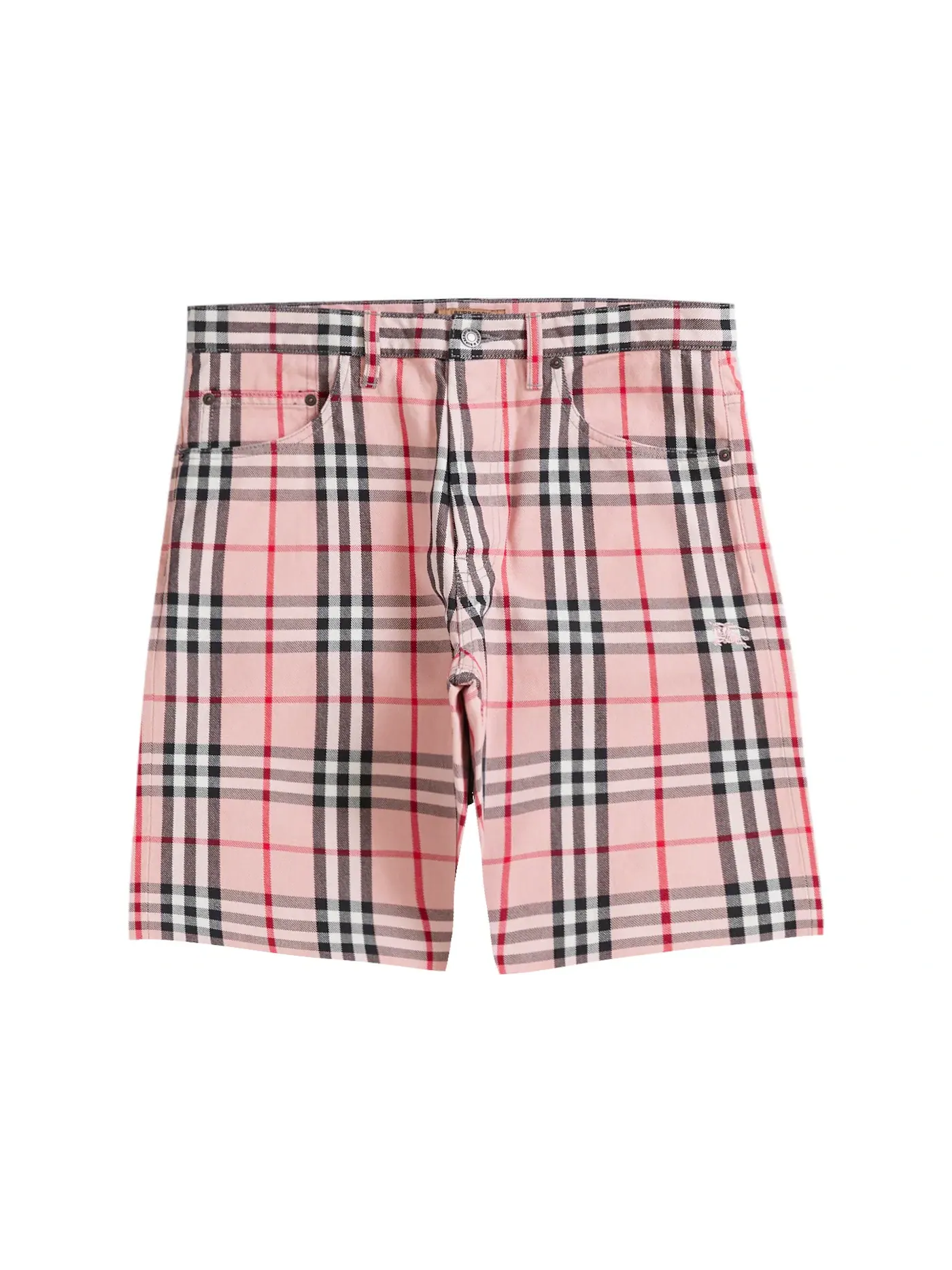 Мужские шорты Supreme Burberry Denim Short Pink — изображение 1 из 2