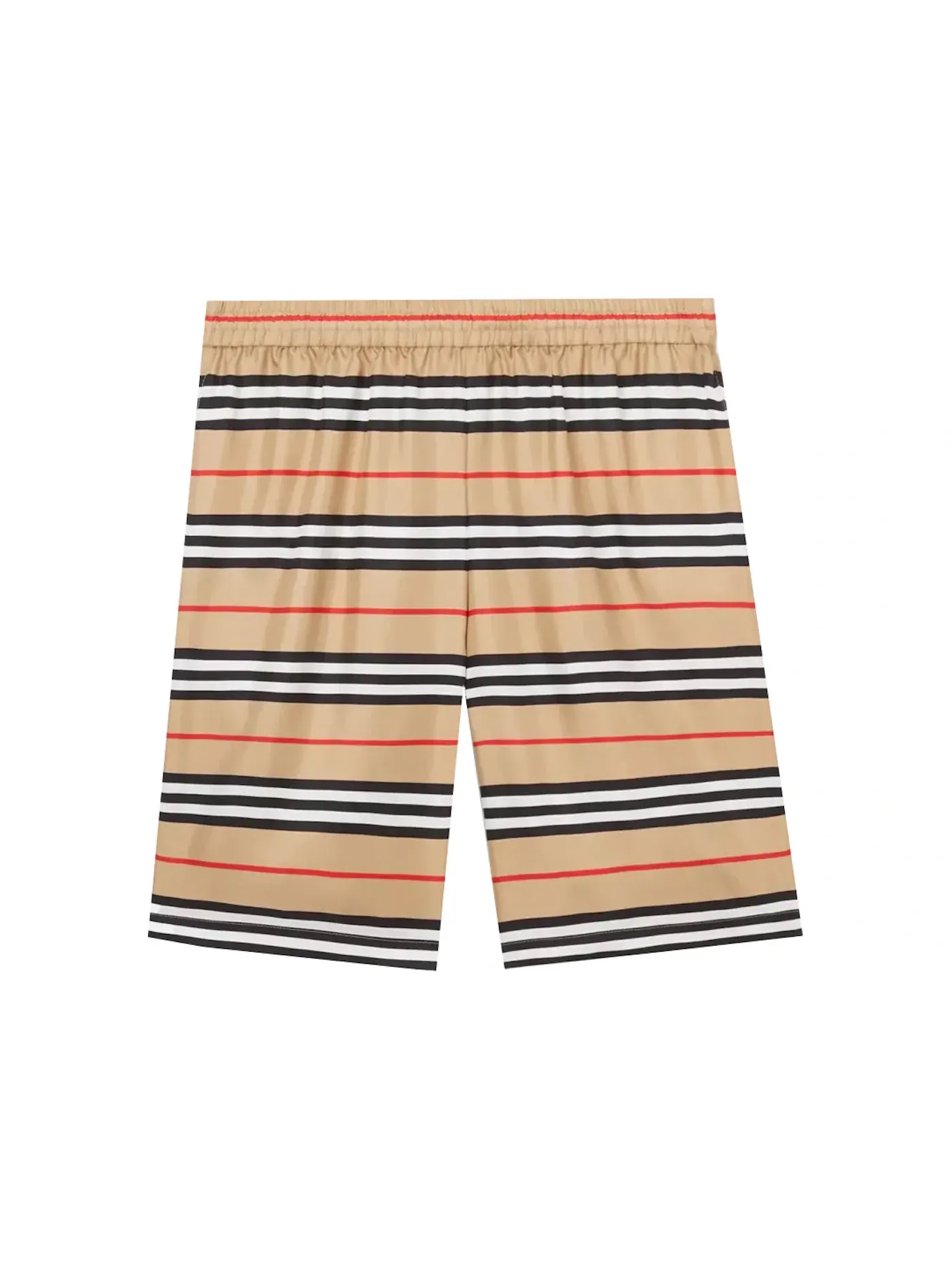 Унисекс шорты с принтом Supreme Burberry Logo Print Silk Twill Shorts