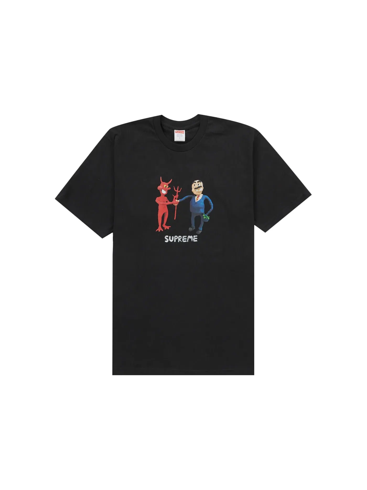 Мужская футболка с принтом Business Tee Supreme — изображение 1 из 1, черный