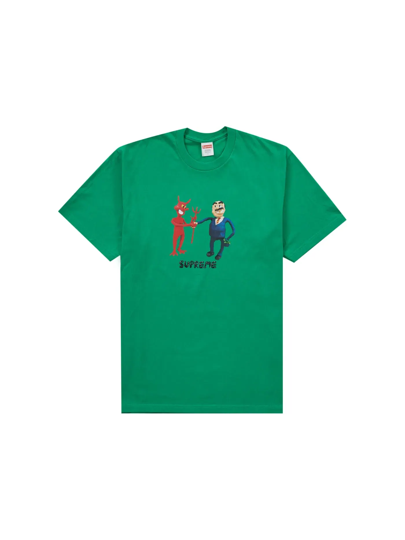 Мужская футболка Supreme Tee — изображение 1 из 1, зеленый