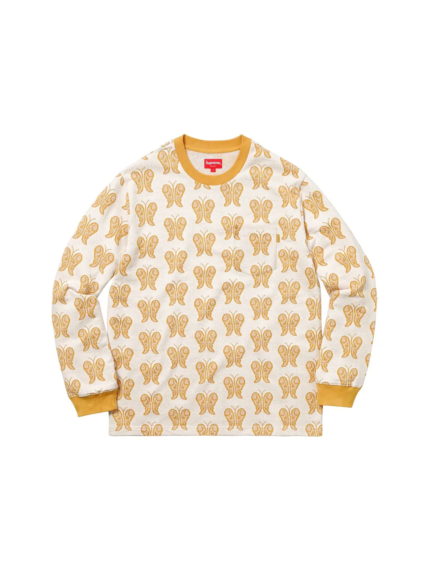 Мужская футболка Supreme Butterfly Jacquard Top — изображение 1 из 1, золото
