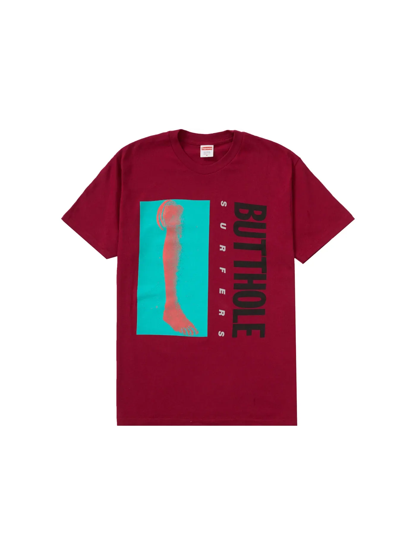 Мужская футболка с принтом Supreme Butthole Surfers Leg Tee — изображение 1 из 2, розовый