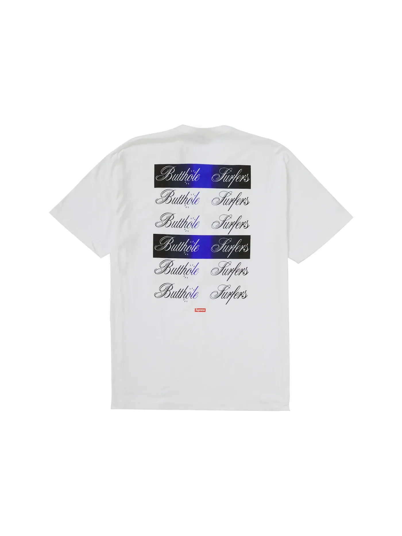 Мужская футболка с принтом Supreme Butthole Surfers Tee — изображение 2 из 2, белый