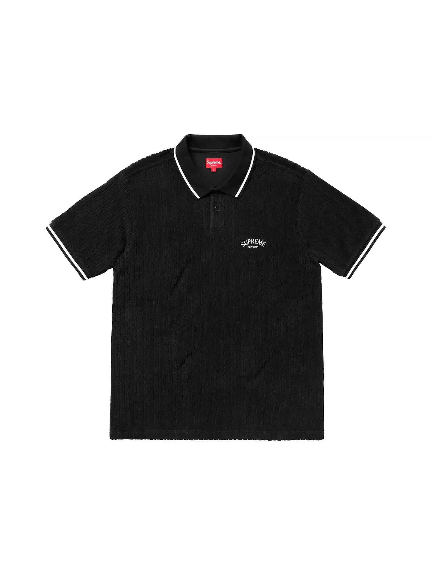 Мужское поло Supreme Polo — изображение 1 из 1, черный