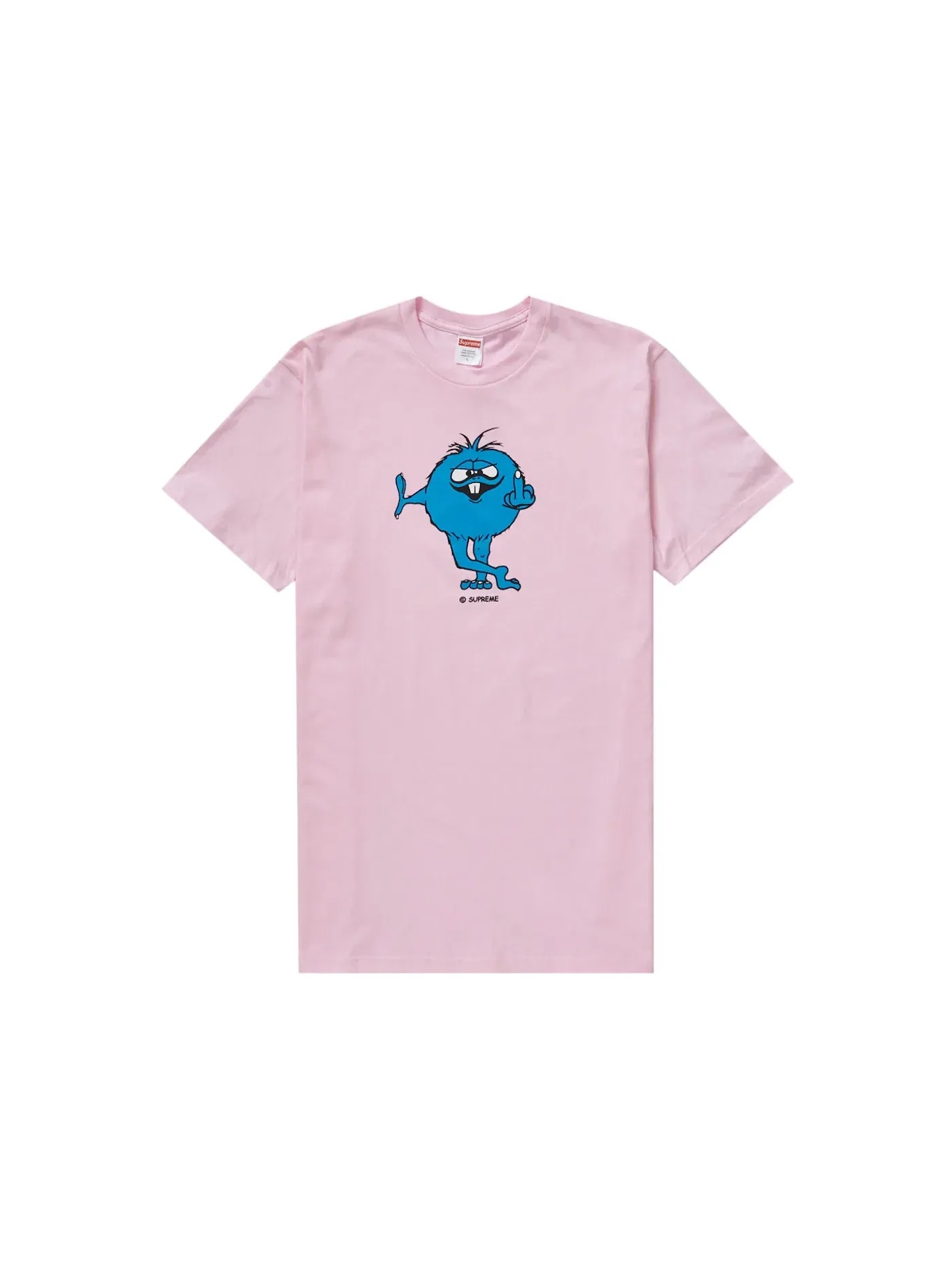 Мужская футболка с принтом Supreme Tee — изображение 1 из 1, розовый