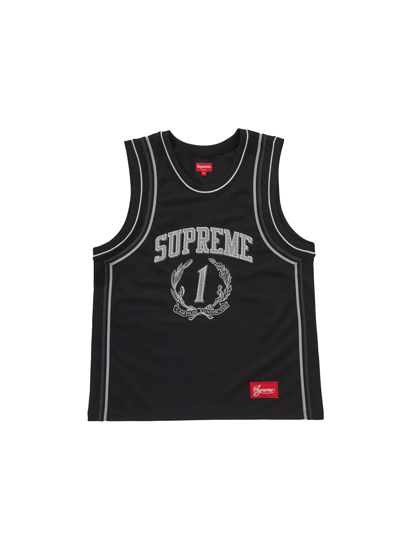 Мужская баскетбольная джерси Supreme — изображение 1 из 2, черный