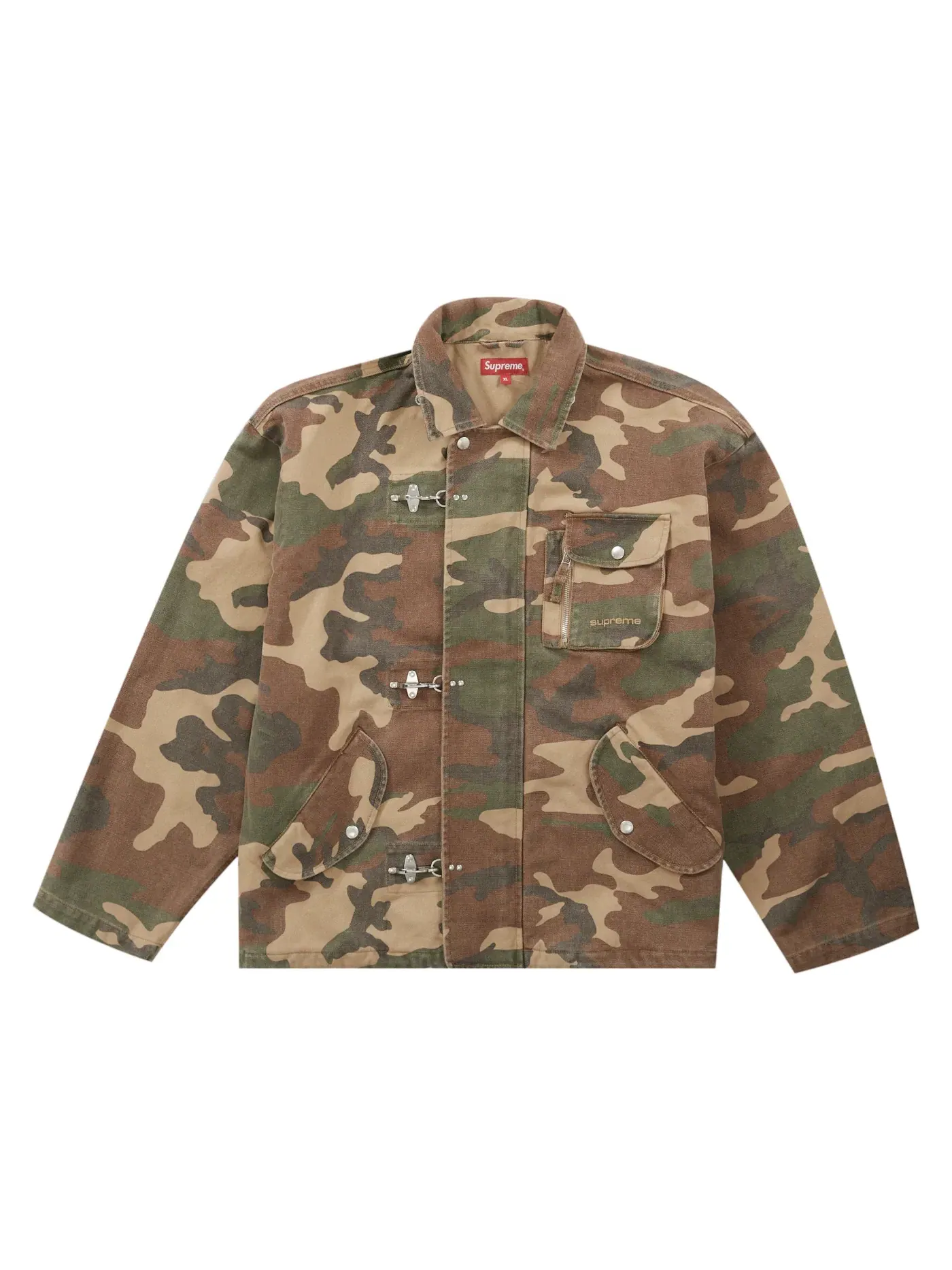 Мужская куртка-бомбер с принтом Supreme Jacket — изображение 2 из 3, бежевый