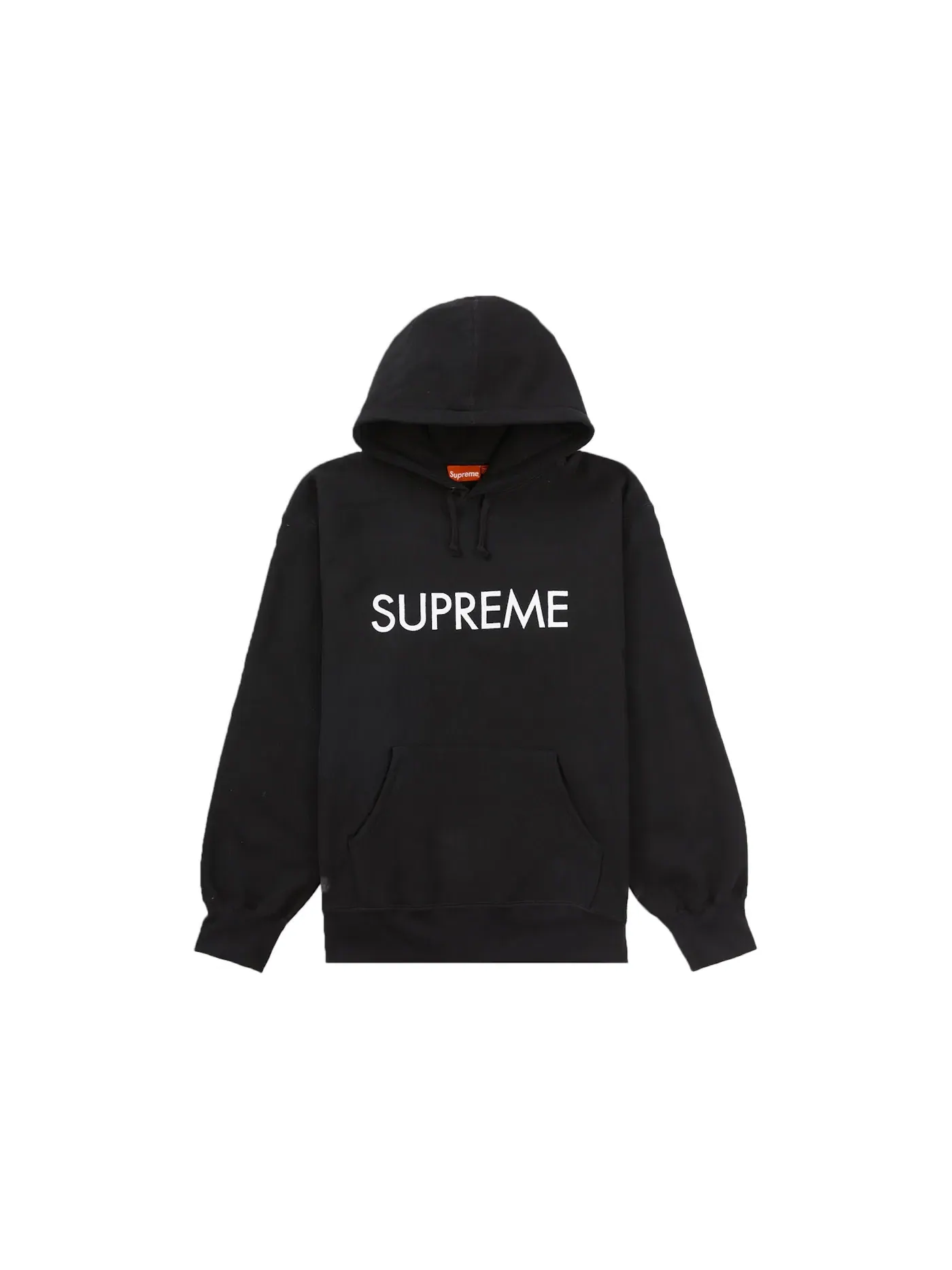 Мужской худи с капюшоном Supreme Capital — изображение 1 из 1, черный