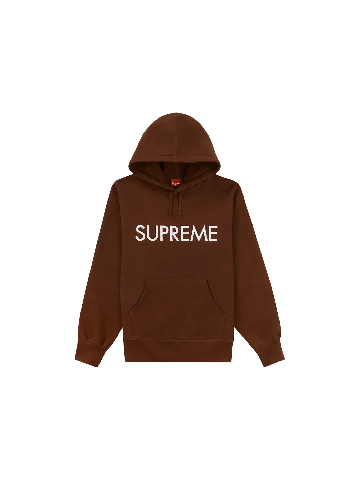 Мужской худи с капюшоном Supreme Sweatshirt — изображение 1 из 1, коричневый