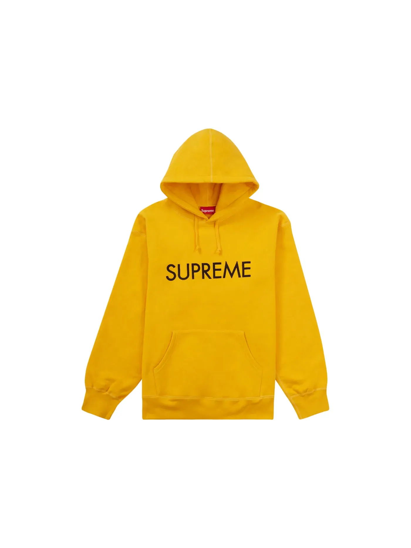 Мужской худи с капюшоном Supreme Sweatshirt — изображение 1 из 1, яркий золотистый