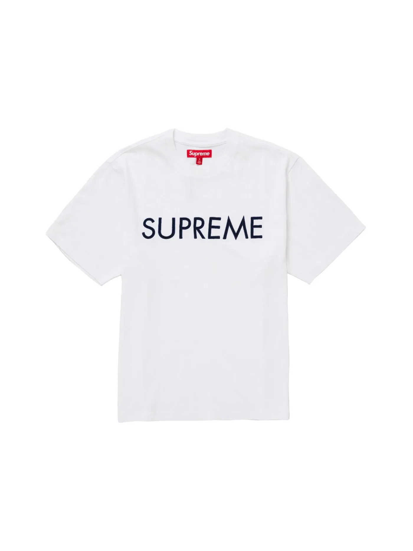 Мужская футболка с принтом Supreme Top — изображение 1 из 1, белый
