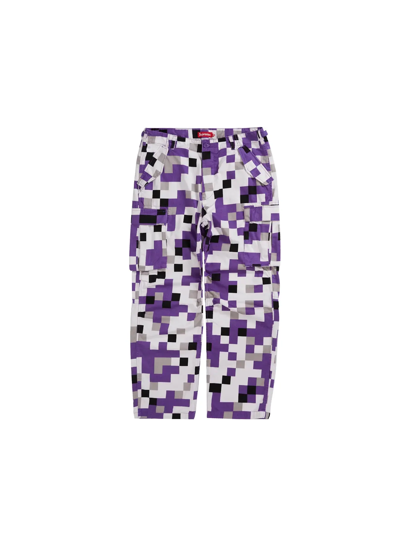 Мужские брюки с камуфляжным принтом Supreme Pant (FW20) — изображение 1 из 2, фиолетовый