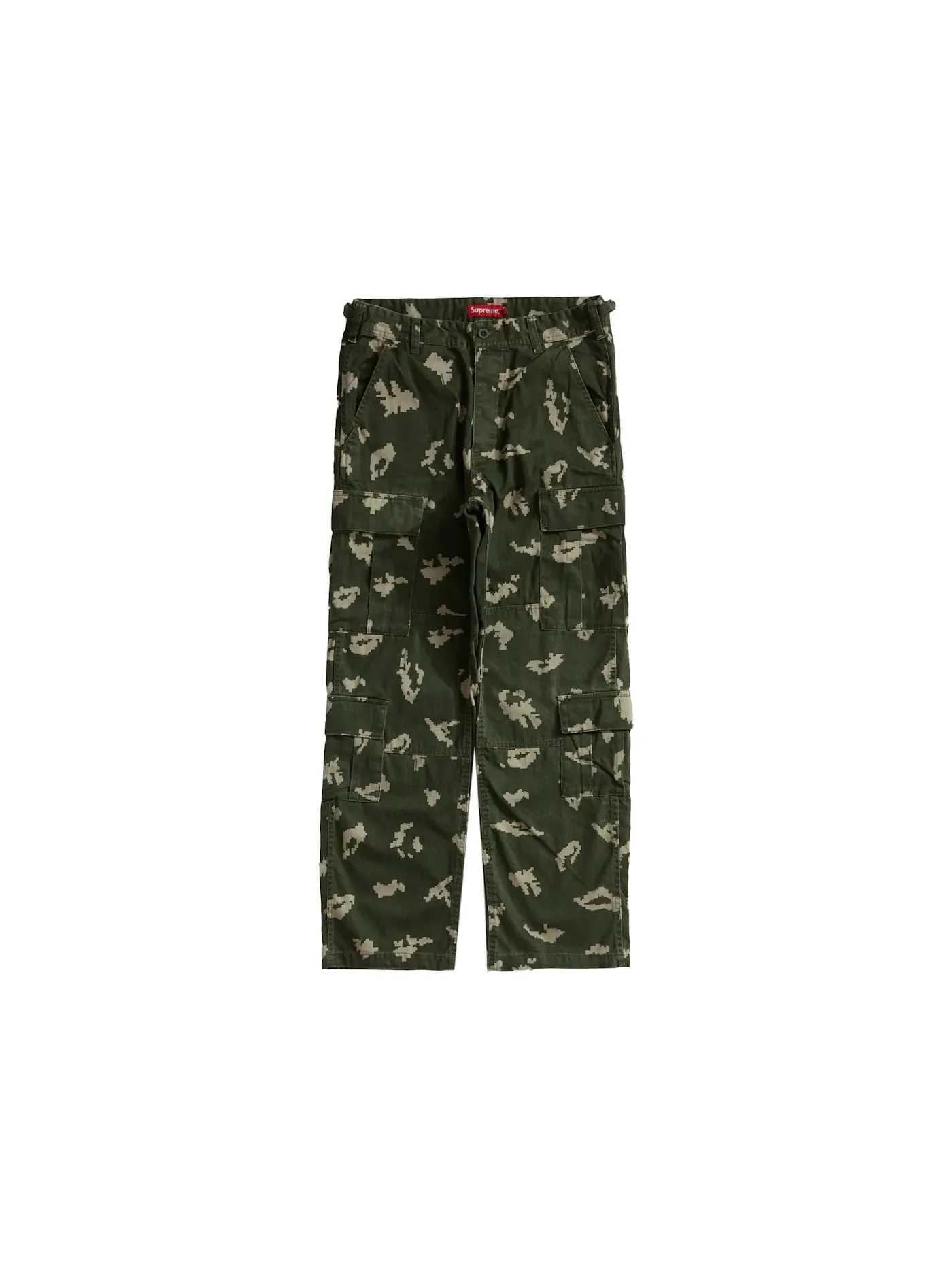 Мужские брюки карго с камуфляжным принтом Supreme Pant (FW21) — изображение 2 из 2, оливковый