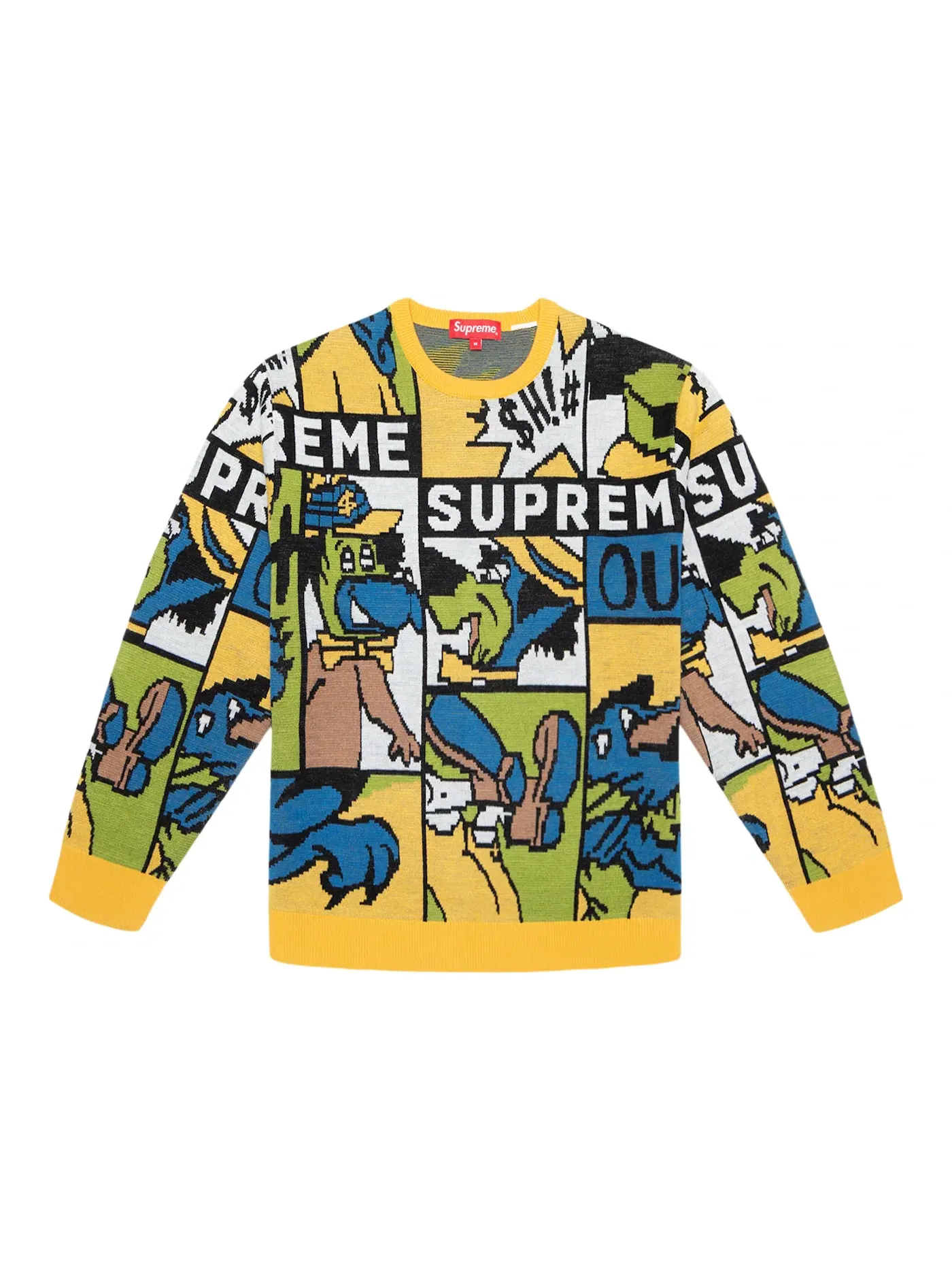 Мужской свитер с принтом Supreme SS20 — изображение 1 из 2, мульти