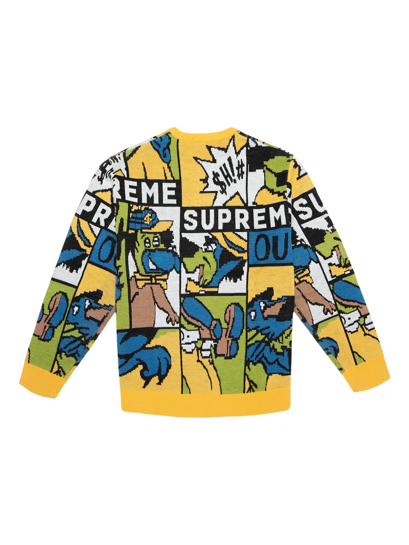 Мужской свитер с принтом Supreme SS20 — изображение 2 из 2, мульти