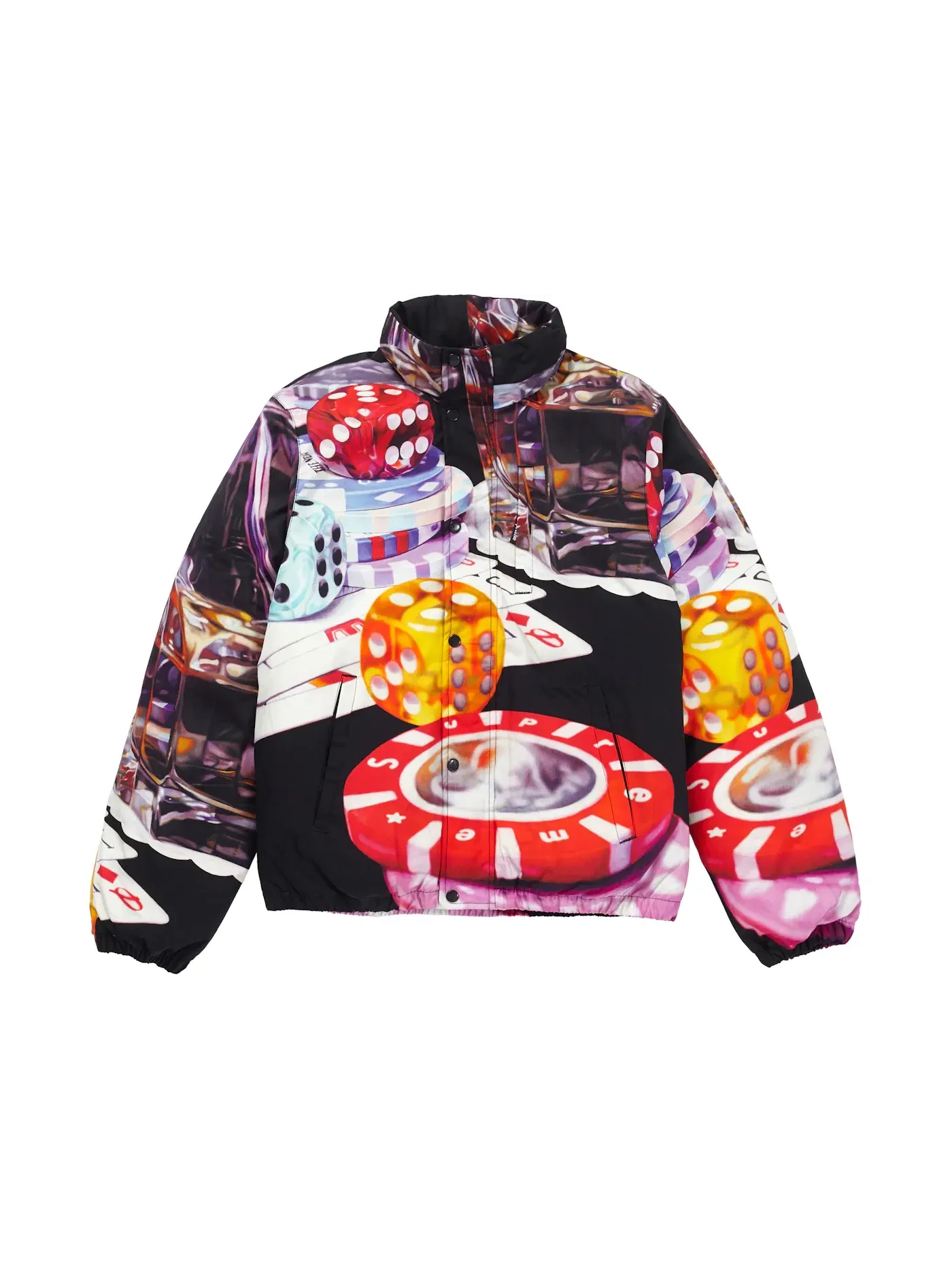 Мужская куртка-пуховик Supreme Casino Down Jacket — изображение 1 из 1, черный