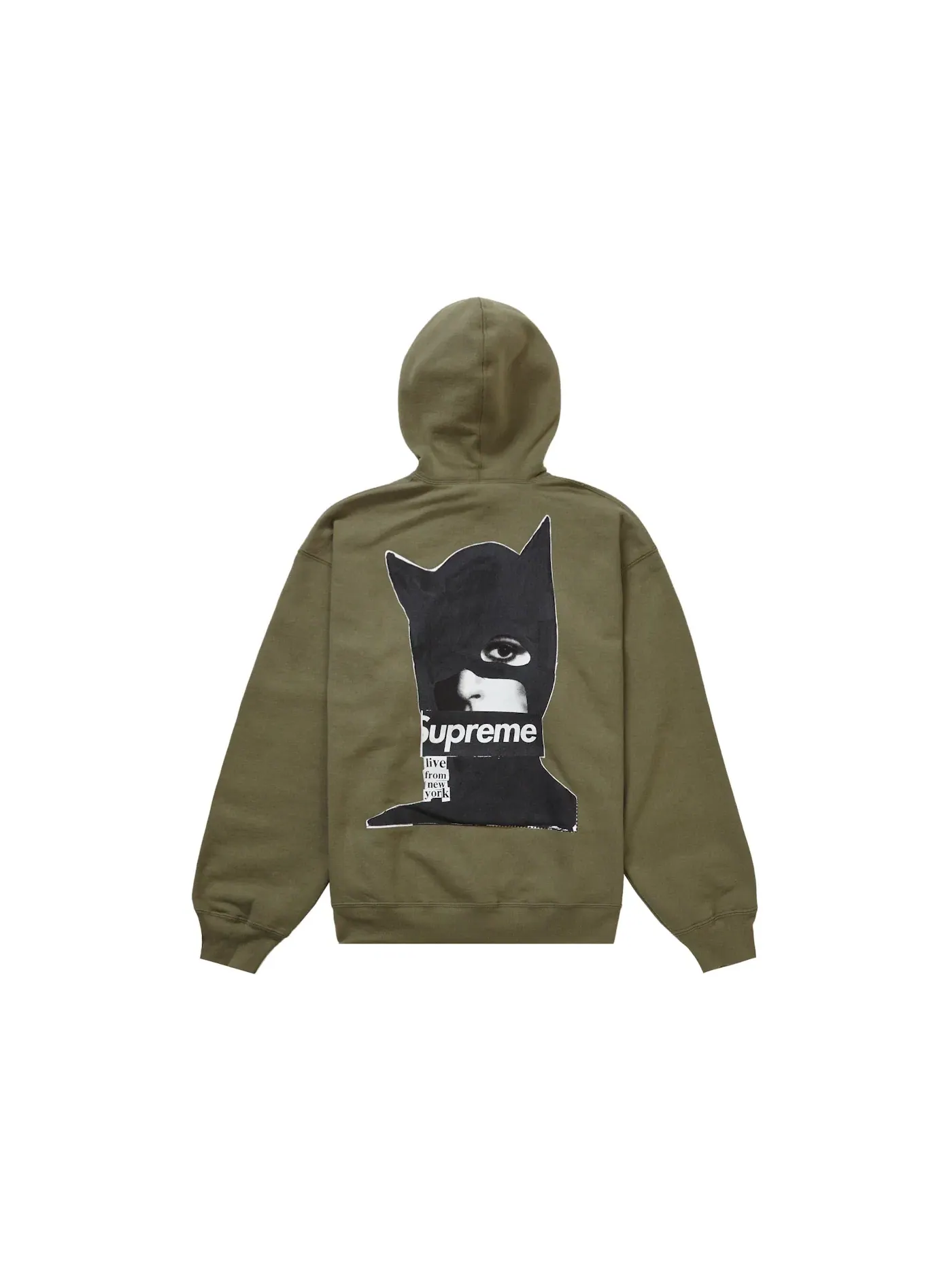 Мужской худи с капюшоном Supreme — изображение 1 из 2, светлый оливковый