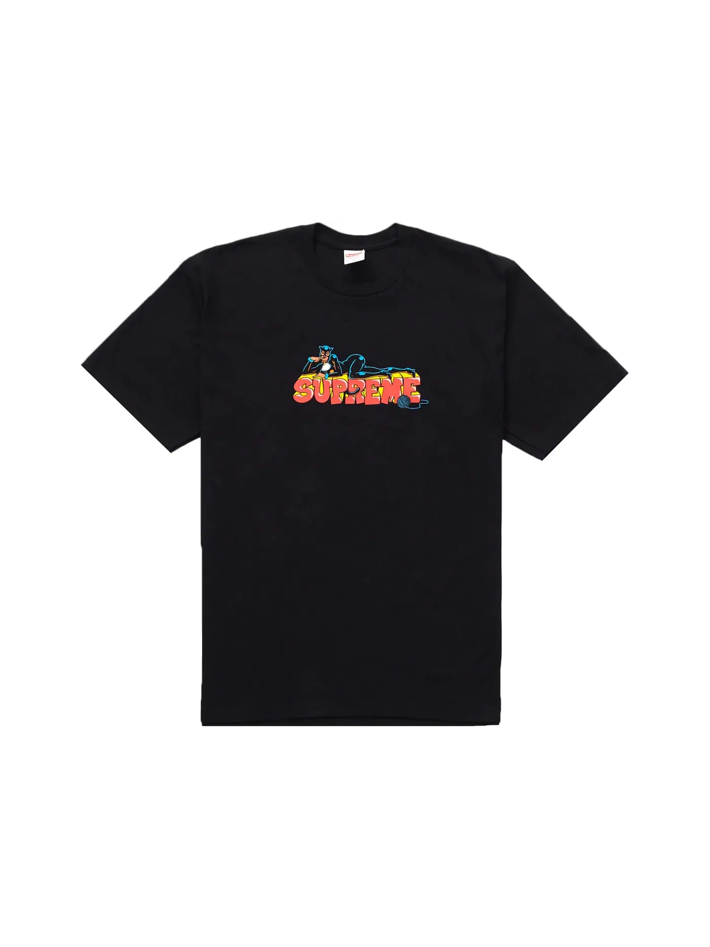 Мужская футболка с принтом Tee Supreme — изображение 1 из 1, черный