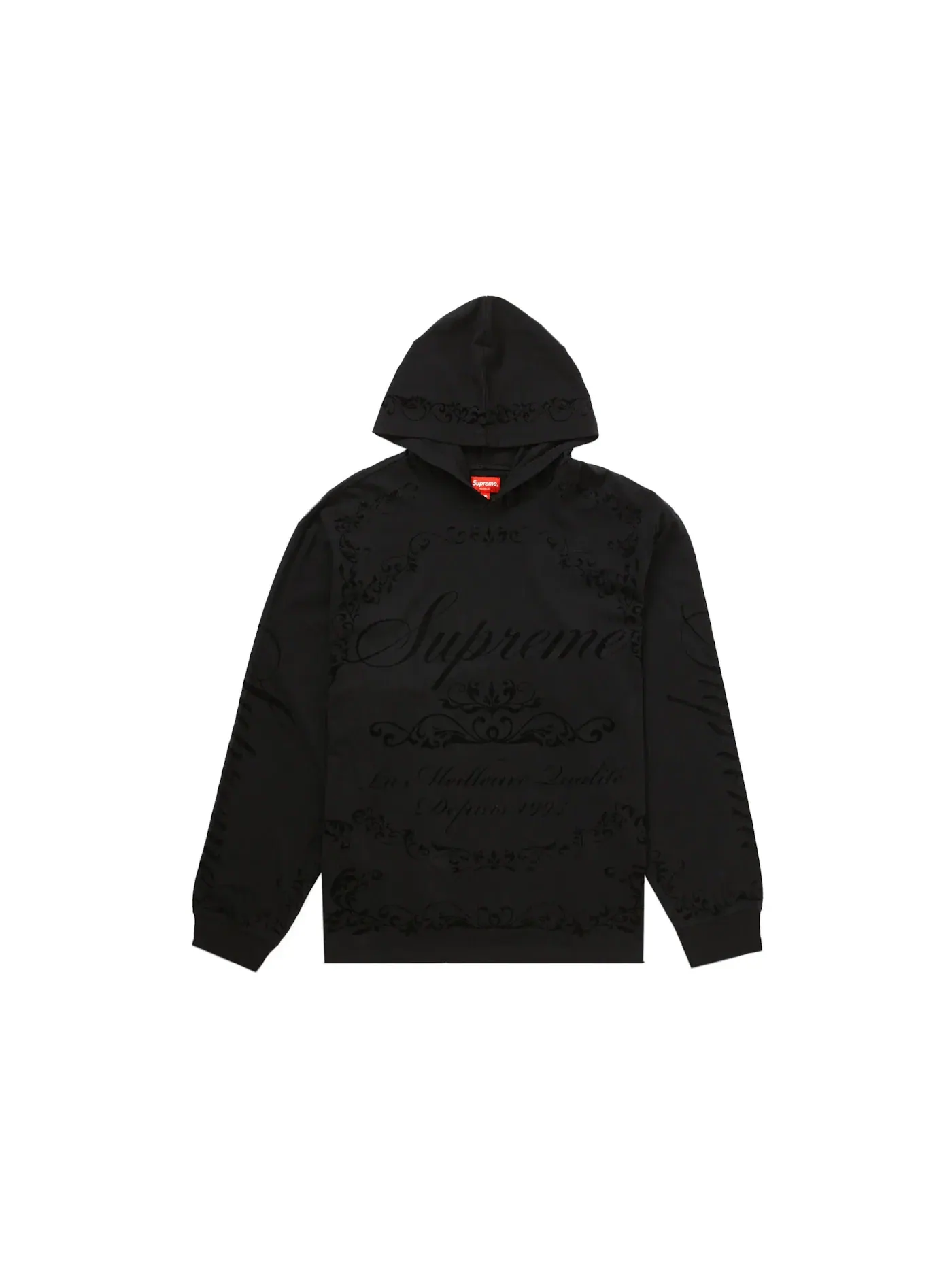 Мужская футболка с капюшоном Supreme Celebre — изображение 1 из 1, черный
