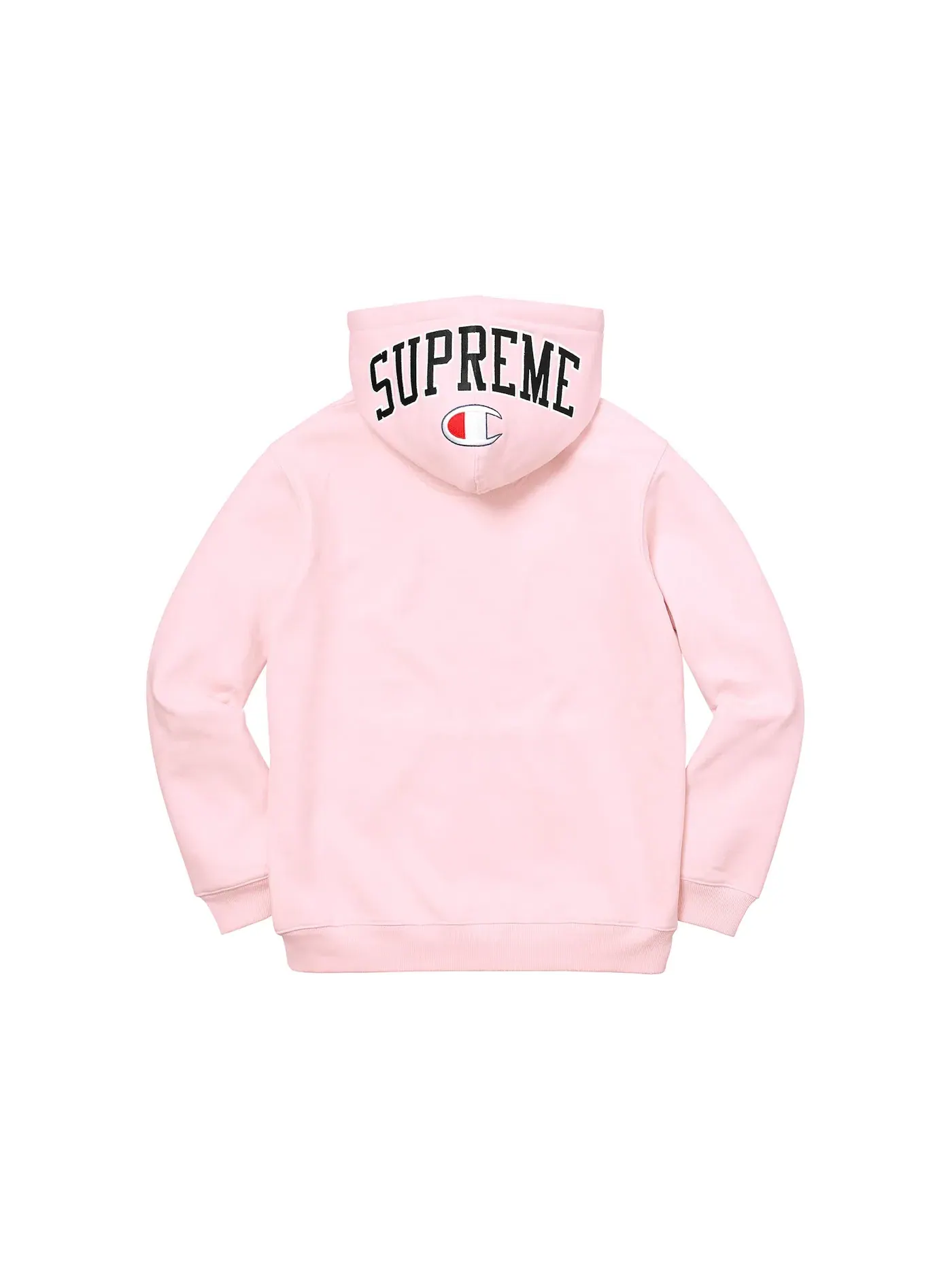 Мужская толстовка на молнии с принтом Supreme Champion Arc Logo — изображение 2 из 2, розовый