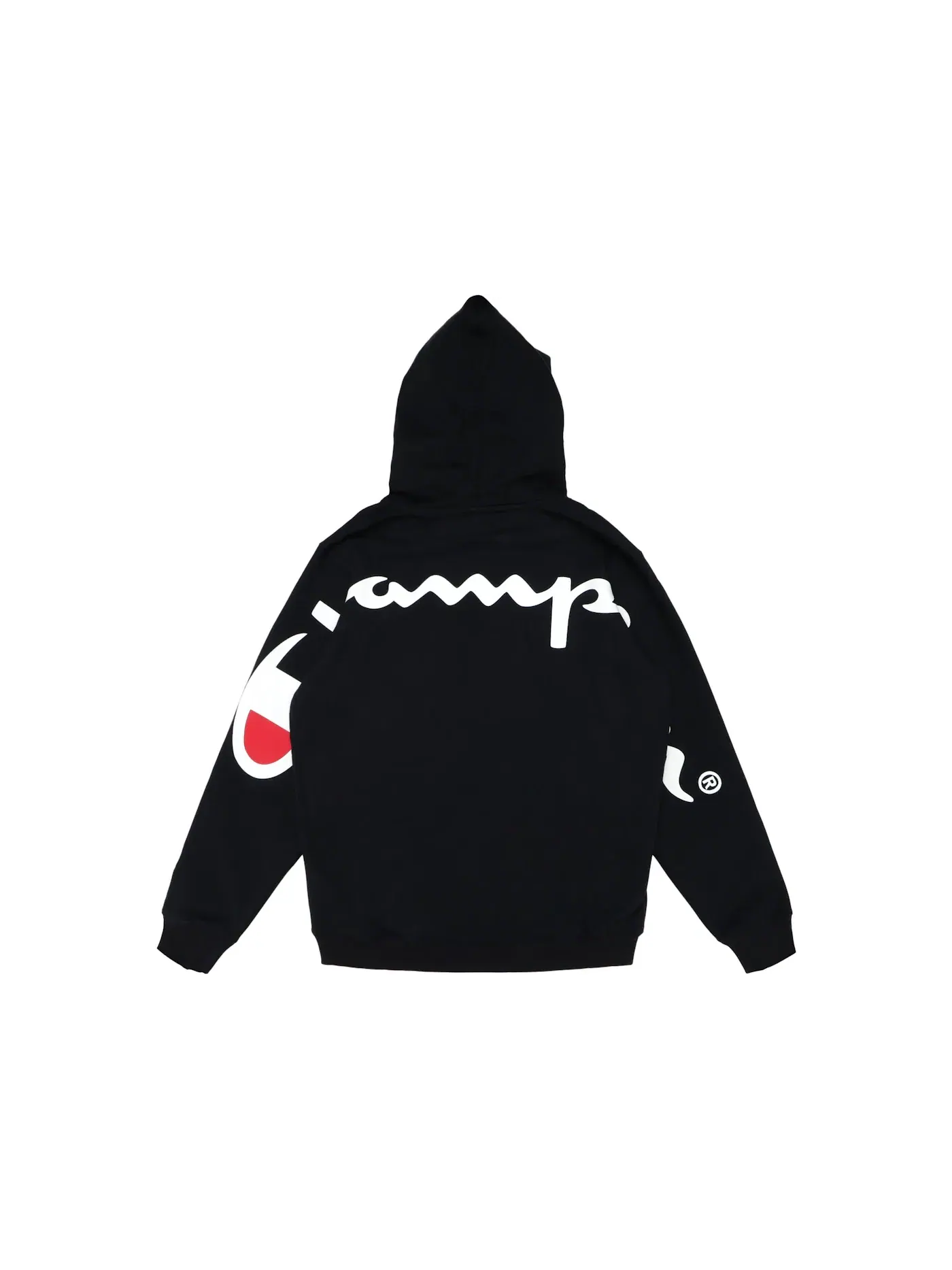 Мужская худи с принтом Supreme Champion Sweatshirt (SS18) — изображение 2 из 2, черный